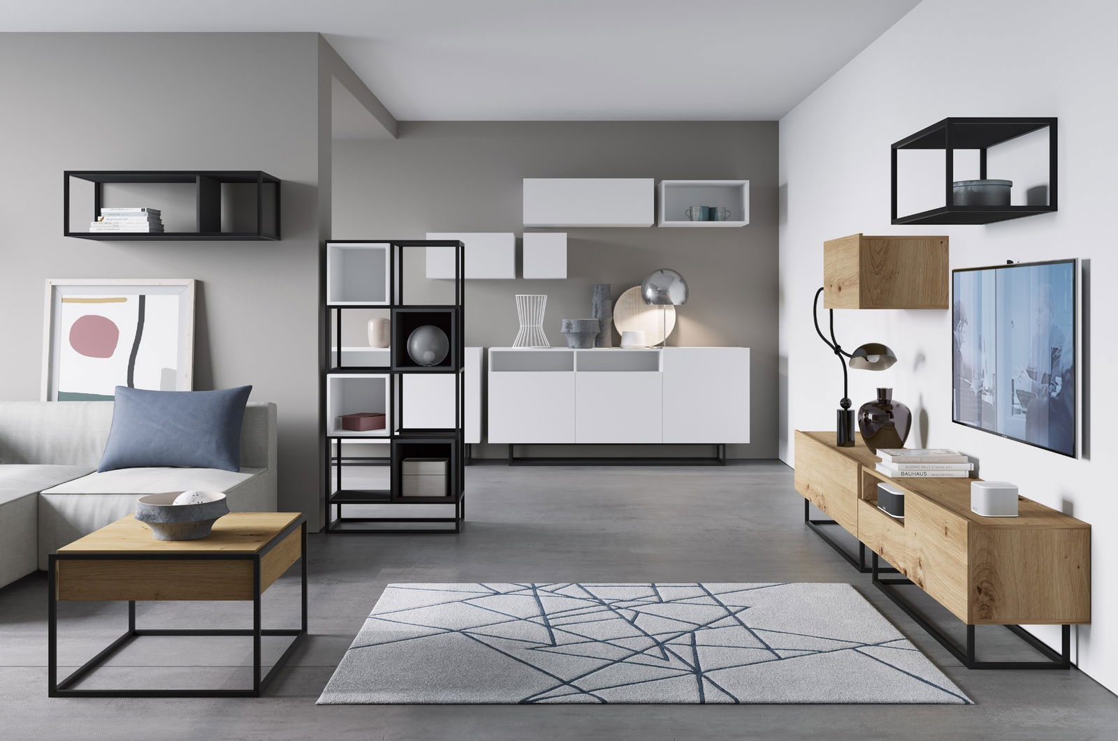 Έπιπλο τηλεόρασης Haus Ι 6