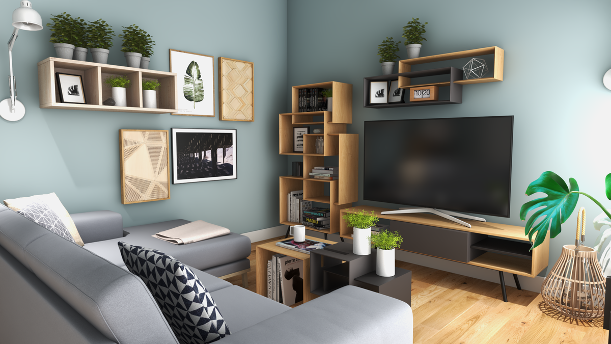 Σύνθεση σαλονιού Ribbon 2