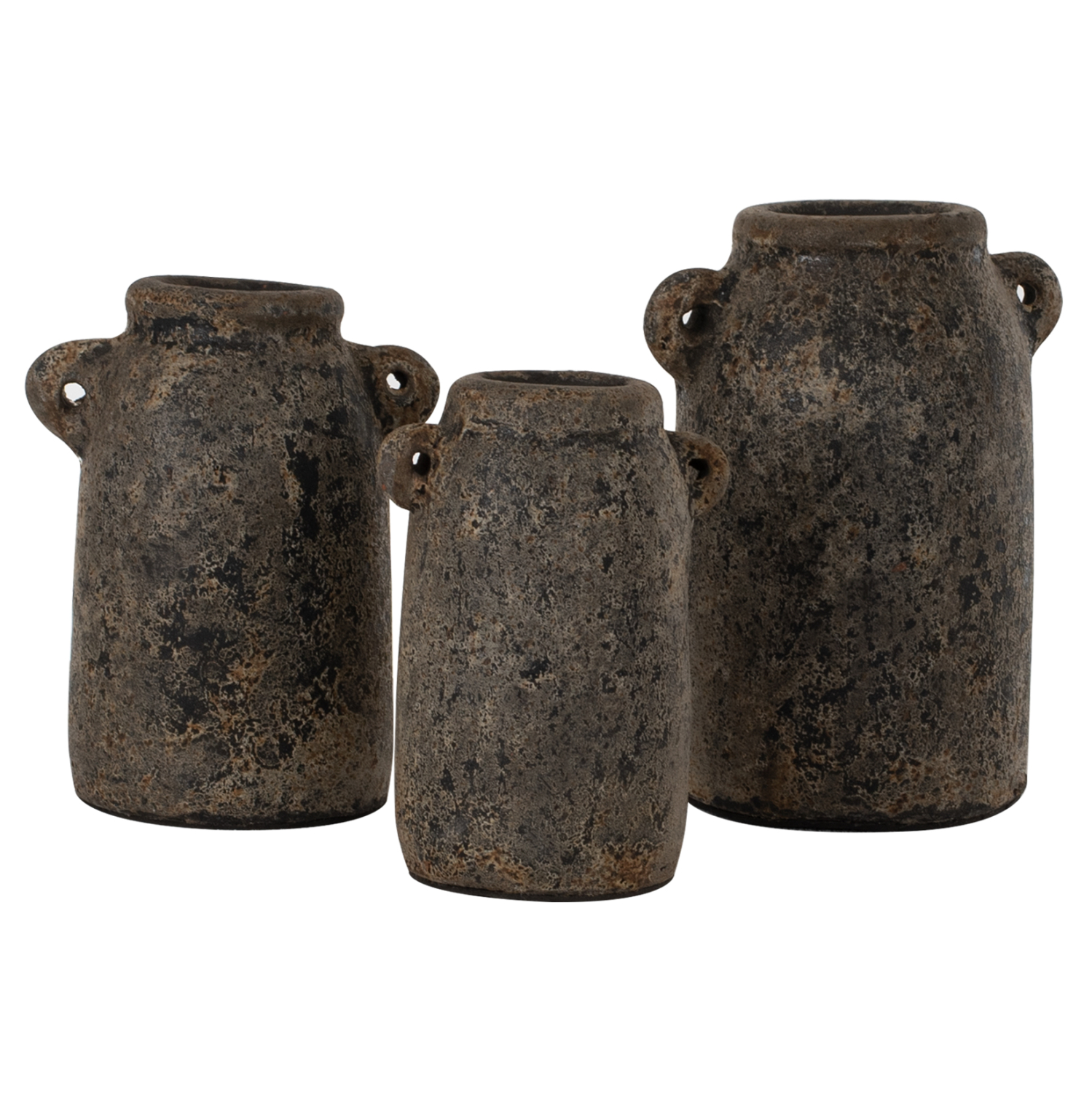 ΔΙΑΚΟΣΜΗΤΙΚA ΒΑΖA ΑΠΟ TERRACOTTA ΓΚΡΙ 1