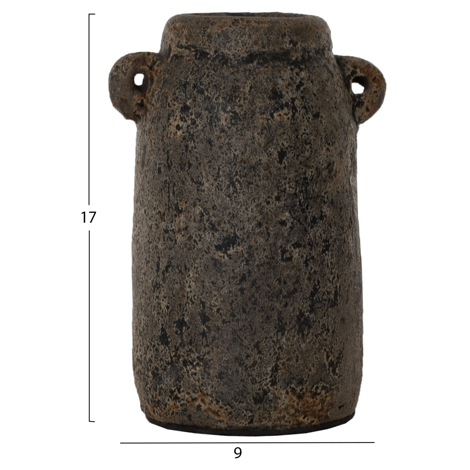 ΔΙΑΚΟΣΜΗΤΙΚA ΒΑΖA ΑΠΟ TERRACOTTA ΓΚΡΙ 4