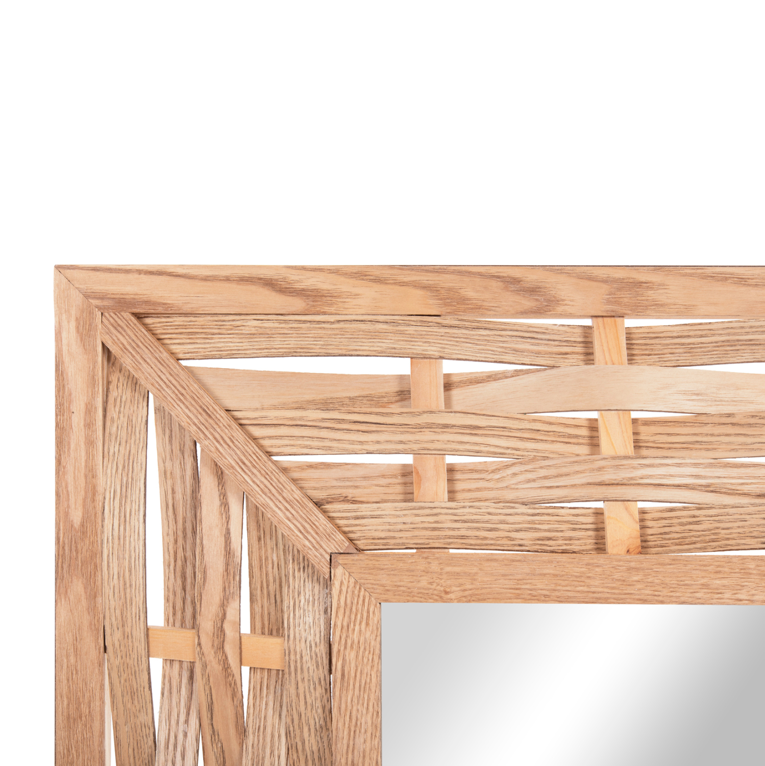 ΚΑΘΡΕΠΤΗΣ ΤΟΙΧΟΥ ΤΕΤΡΑΓΩΝΟΣ ΜΠΑΜΠΟΥ ΣΕ ΧΡΩΜΑ ΟΑΚ 71x7x71 εκ. 4