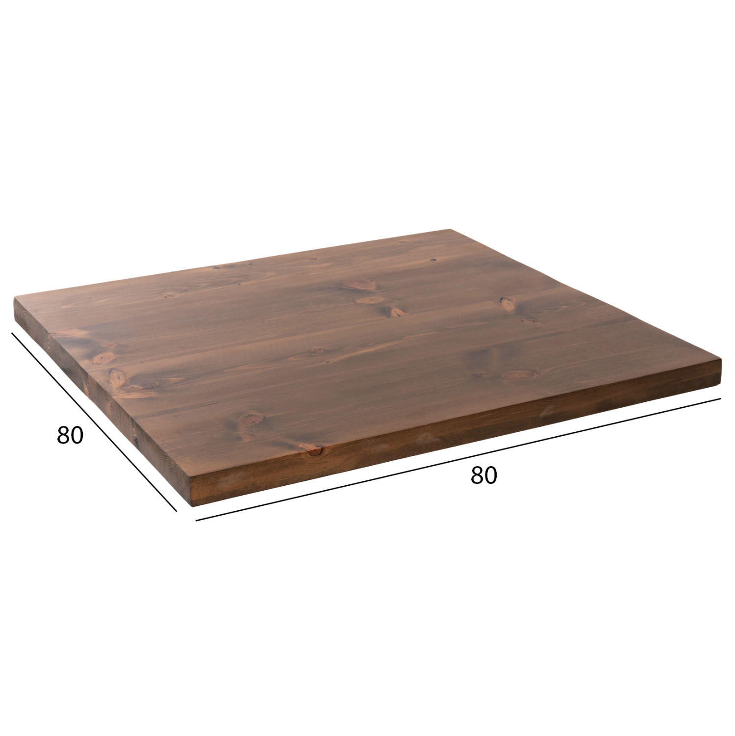 ΕΠΙΦΑΝΕΙΑ ΤΡΑΠΕΖΙΟΥ ΜΑΣΙΦ ΞΥΛΟ ΕΛΑΤΟΥ ΣΕ ΚΑΡΥΔΙ ΒΕΡΝΙΚΙ 80x80x4(πάχος)εκ. 2