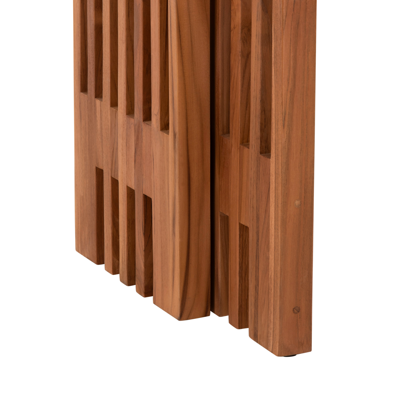 ΤΡΑΠΕΖΙΑ ΣΑΛΟΝΙΟΥ ΣΕΤ 2ΤΜΧ NYA ΜΑΣΙΦ ΞΥΛΟ TEAK ΣΕ ΦΥΣΙΚΟ 110x30x46Υεκ. 5