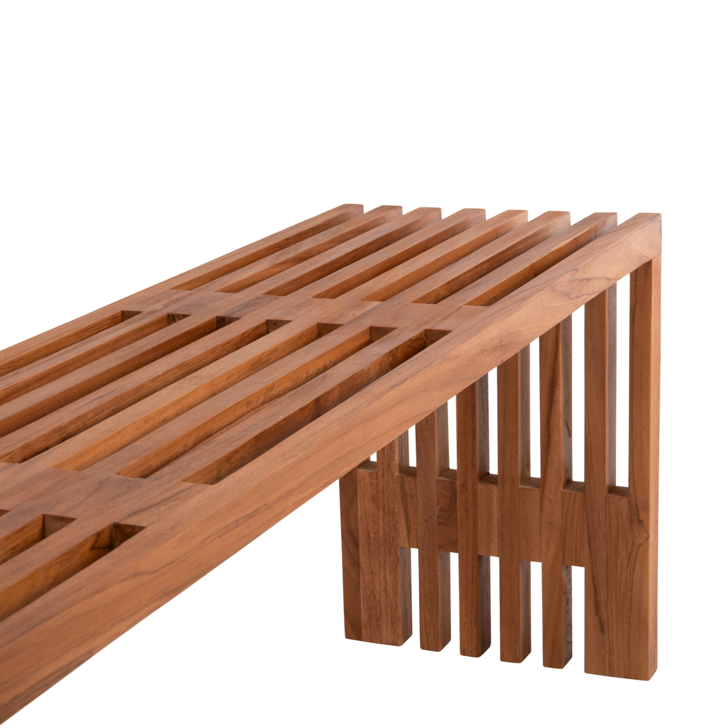 ΠΑΓΚΑΚΙ NYA ΜΑΣΙΦ ΞΥΛΟ TEAK ΣΕ ΦΥΣΙΚΟ 139,5x34,5x48,5Υεκ. 4