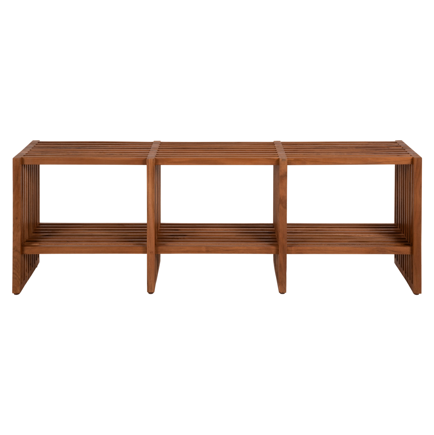 ΚΟΝΣΟΛΑ TV NYA ΜΑΣΙΦ ΞΥΛΟ TEAK ΣΕ ΦΥΣΙΚΟ ΧΡΩΜΑ 130x29,5x46Υ εκ. 3