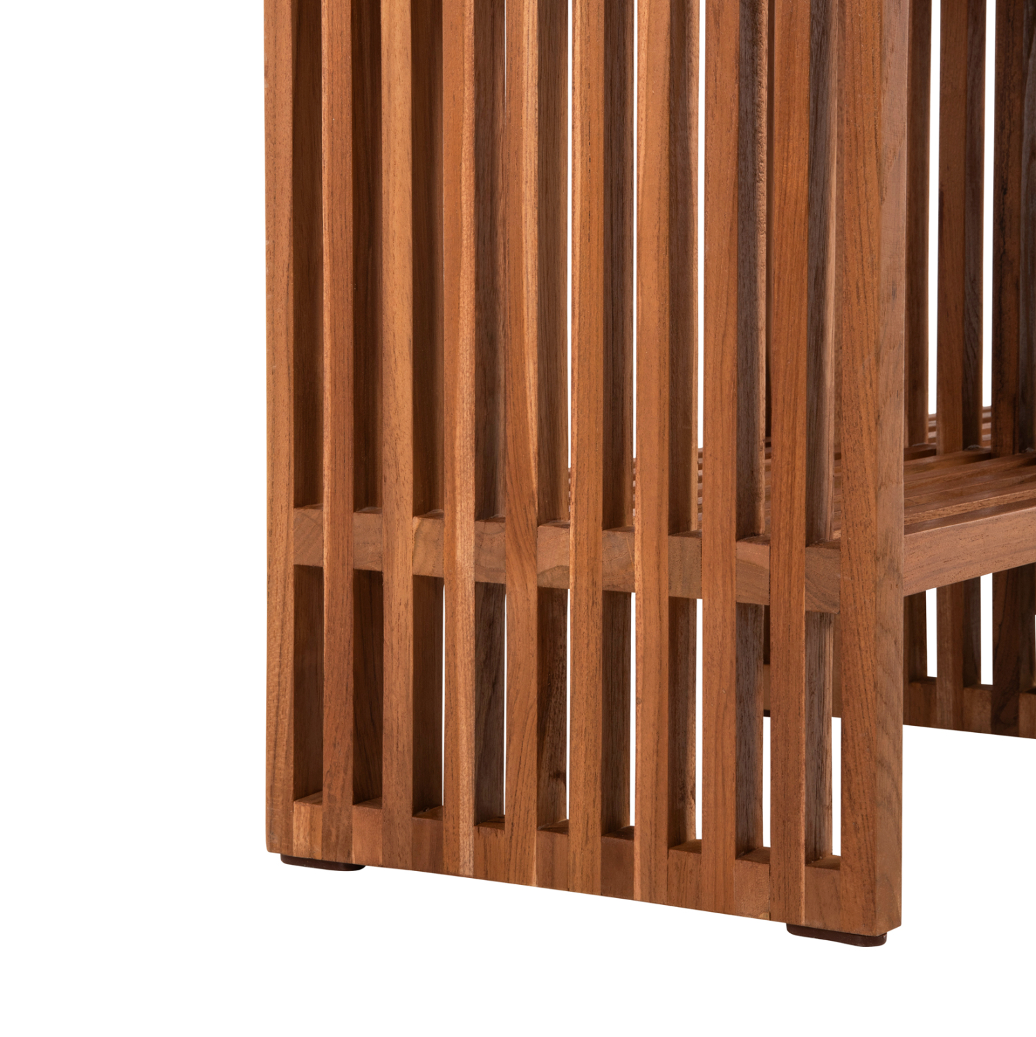 ΚΟΝΣΟΛΑ TV NYA ΜΑΣΙΦ ΞΥΛΟ TEAK ΣΕ ΦΥΣΙΚΟ ΧΡΩΜΑ 130x29,5x46Υ εκ. 4
