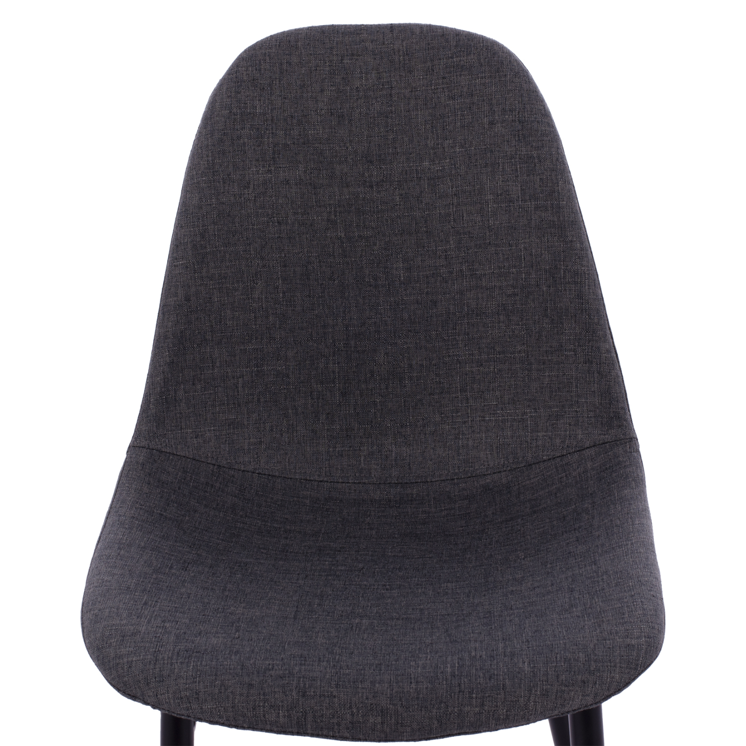 ΚΑΡΕΚΛΑ LEONARDO ΜΕ ΥΦΑΣΜΑ ΓΚΡΙ ΣΚΟΥΡΟ ΚΑΙ ΜΑΥΡΑ ΜΕΤΑΛΛΙΚΑ ΠΟΔΙΑ 43,5x59x84Υ εκ. 7