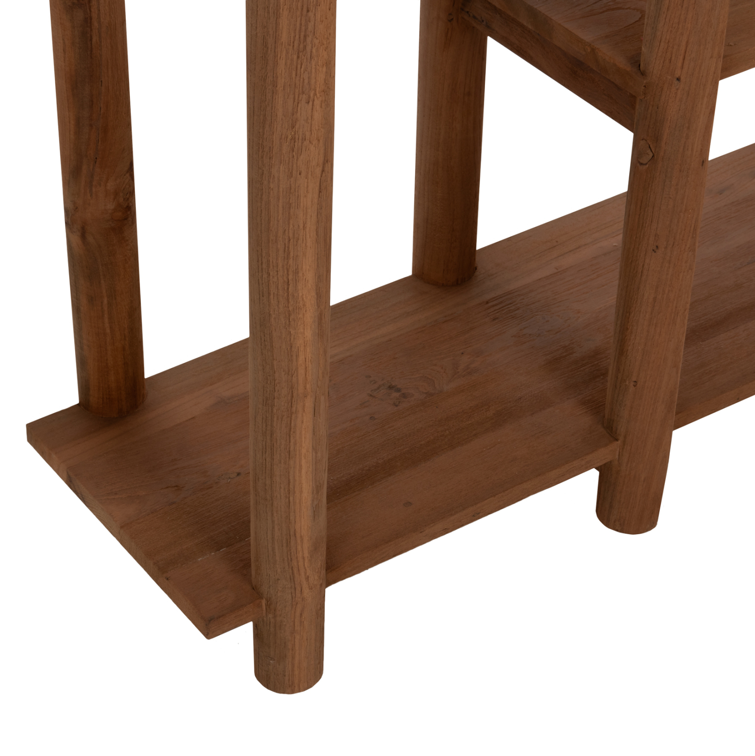 ΚΟΝΣΟΛΑ KUTAI ΑΝΑΚΥΚΛΩΜΕΝΟ ΞΥΛΟ ΤΕΑΚ ΣΕ ΦΥΣΙΚΟ RUSTIC 120x35x80Yεκ. 7