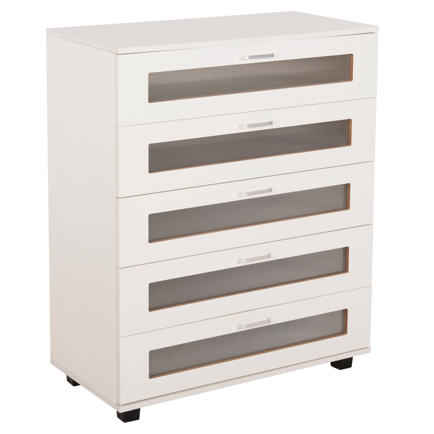 ΣΥΡΤΑΡΙΕΡΑ ΜΕΛΑΜΙΝΗΣ THORGAN 5 ΣΥΡΤΑΡΙΑ-ΛΕΥΚΟ ΧΡΩΜΑ 80Χ40Χ100Υεκ 1