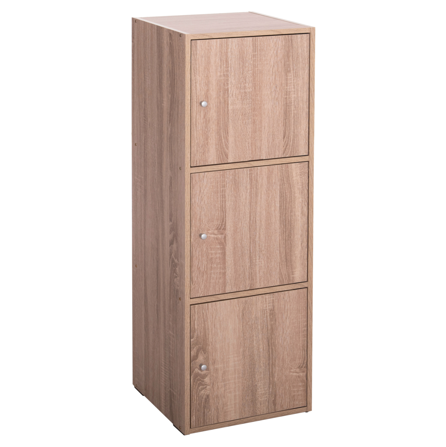 ΝΤΟΥΛΑΠΙ ΜΕ 3 ΑΠΟΘ. ΧΩΡΟΥΣ SORIANO SONAMA OAK ΜΕΛΑΜΙΝΗ 40x39x119Υεκ. 1