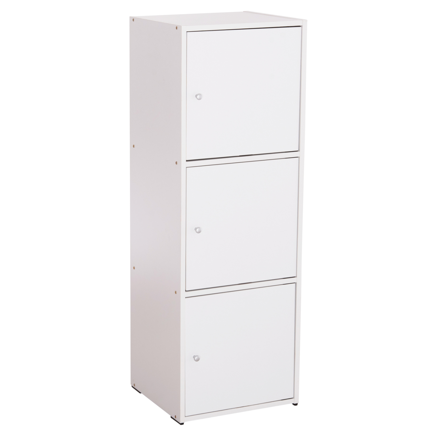 ΝΤΟΥΛΑΠΙ ΜΕ 3 ΑΠΟΘ. ΧΩΡΟΥΣ SORIANO ΛΕΥΚΗ ΜΕΛΑΜΙΝΗ 40x39x119Υεκ. 1