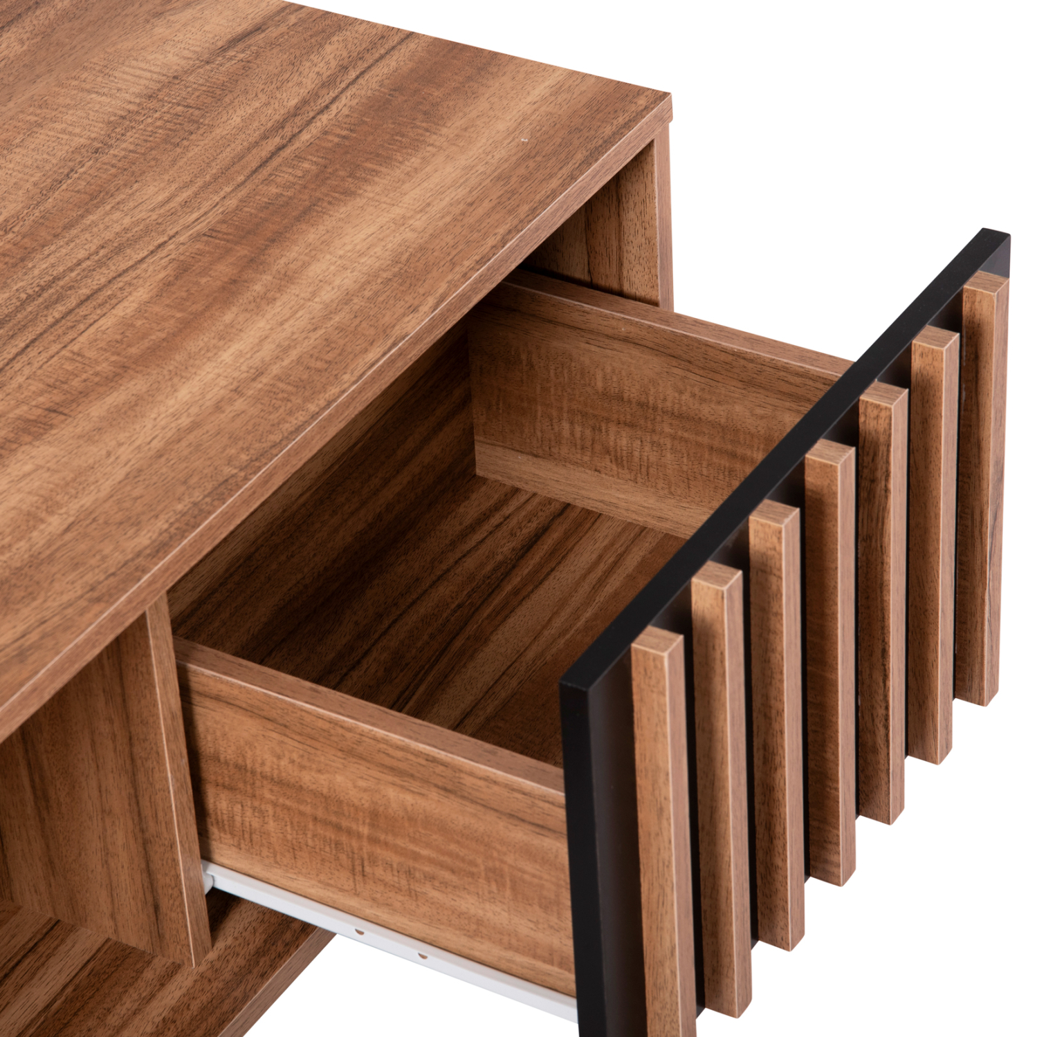 ΤΡΑΠΕΖΙ ΣΑΛΟΝΙΟΥ ΣΕΙΡΑ HARRY ΜΕΛΑΜΙΝΗ ΦΥΣΙΚΟ ΞΥΛΟΥ-ΜΑΥΡΟ 110x60x43,5Υεκ. 7