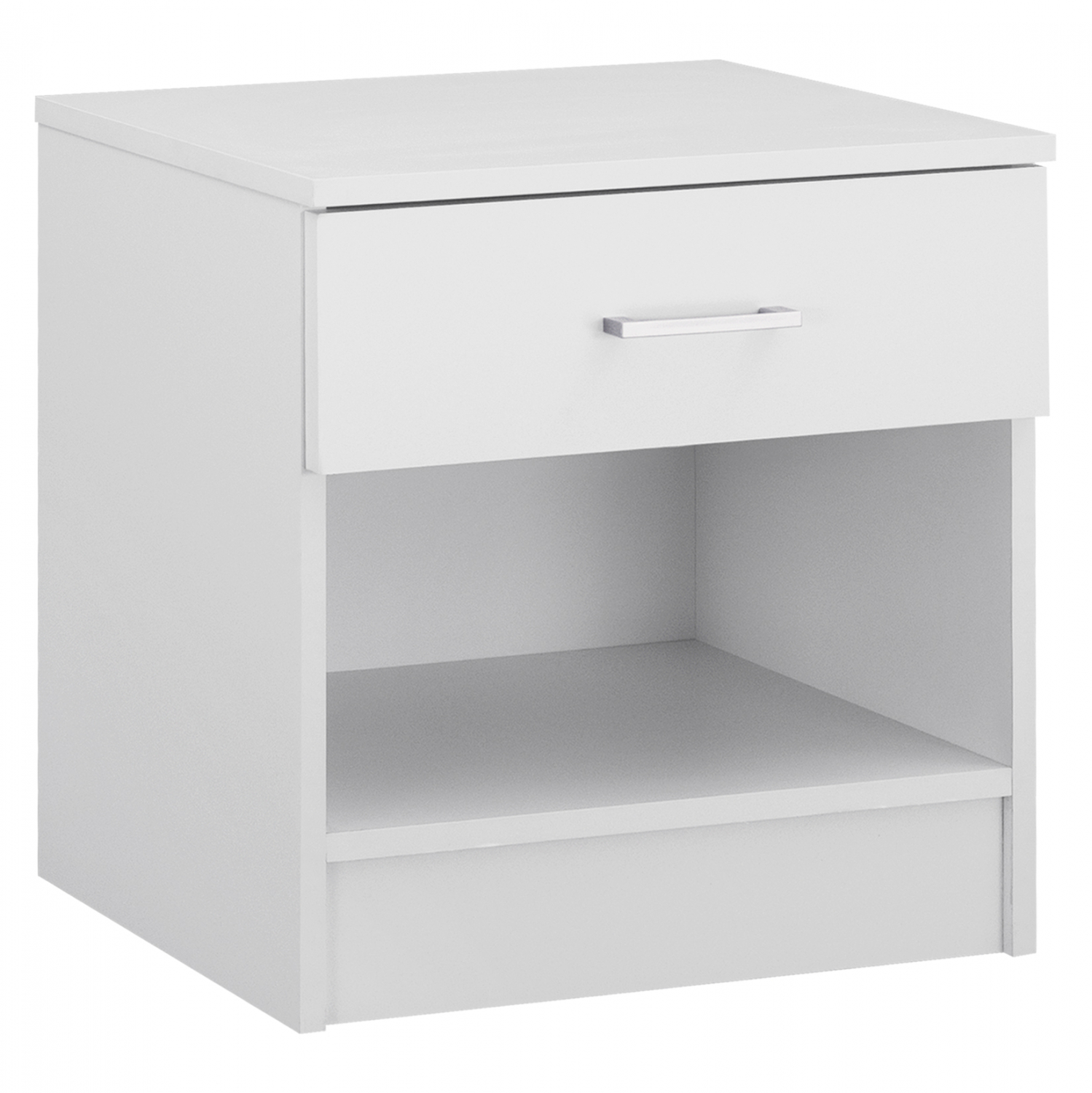 ΚΟΜΟΔΙΝΟ ΜΕ 1 ΣΥΡΤΑΡΙ LANEY ΛΕΥΚΟ 45x35,5x47 εκ. 1