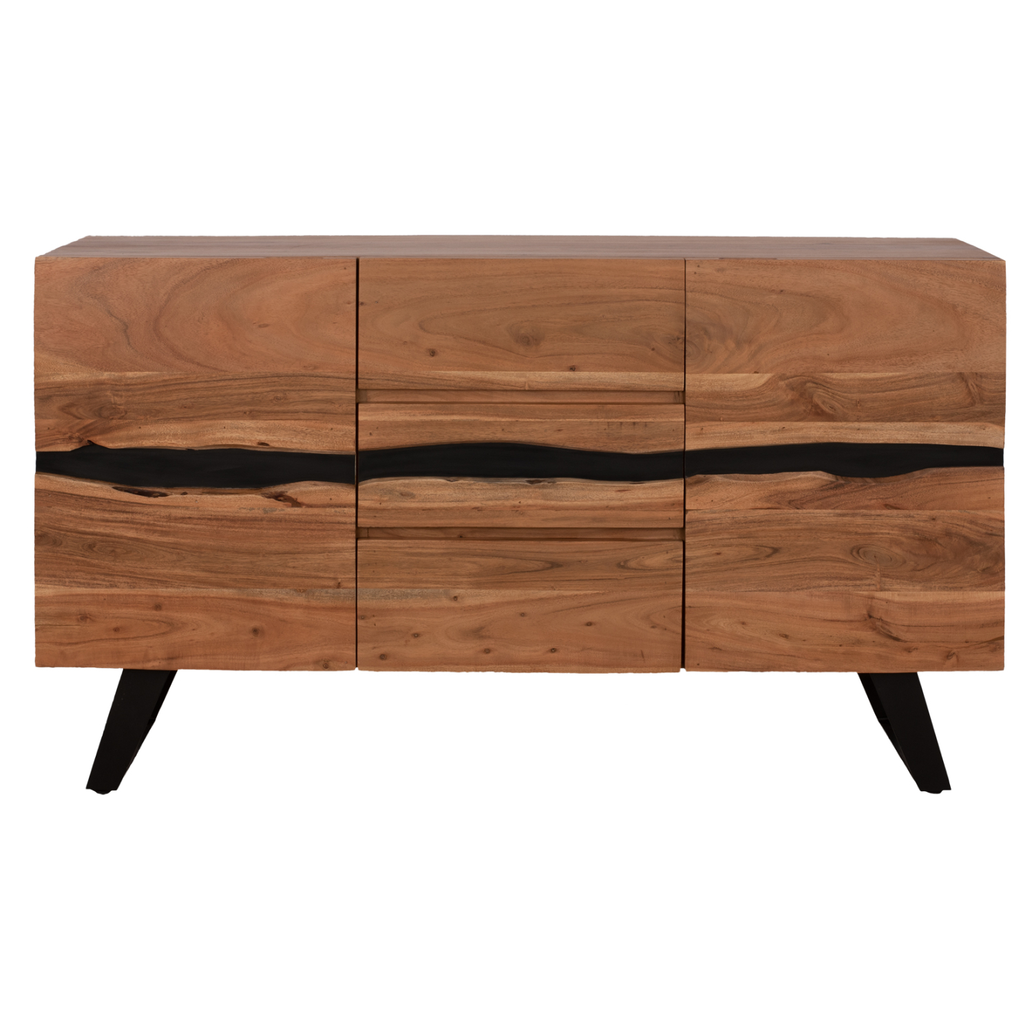 ΜΠΟΥΦΕΣ ΜΕ 3 ΣΥΡΤΑΡΙΑ ALICIA ΑΠΟ ΜΑΣΙΦ ΞΥΛΟ ΑΚΑΚΙΑΣ 148x44x86Υ εκ. 4