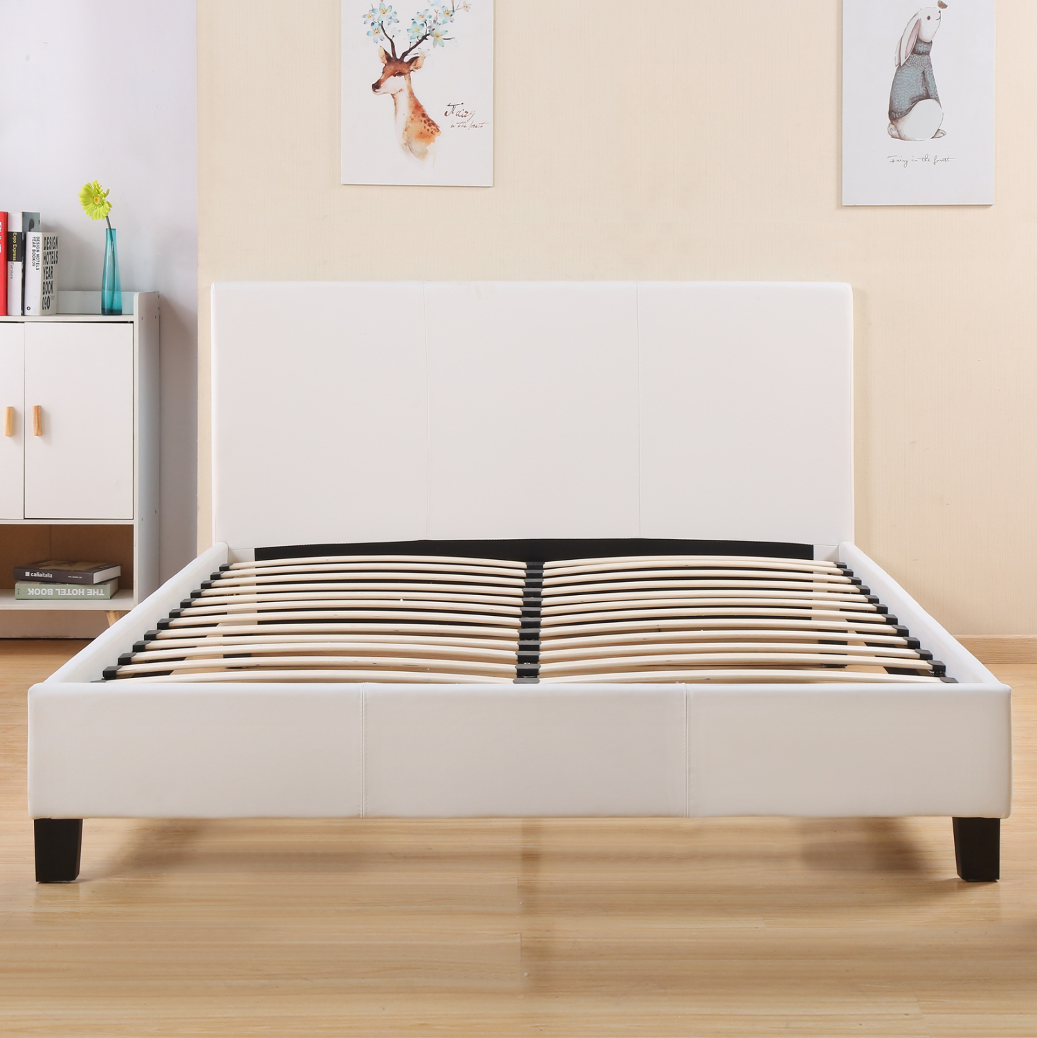 ΚΡΕΒΑΤΙ BECCA 150x200 εκ. ΜΕ PU ΛΕΥΚΟ 3