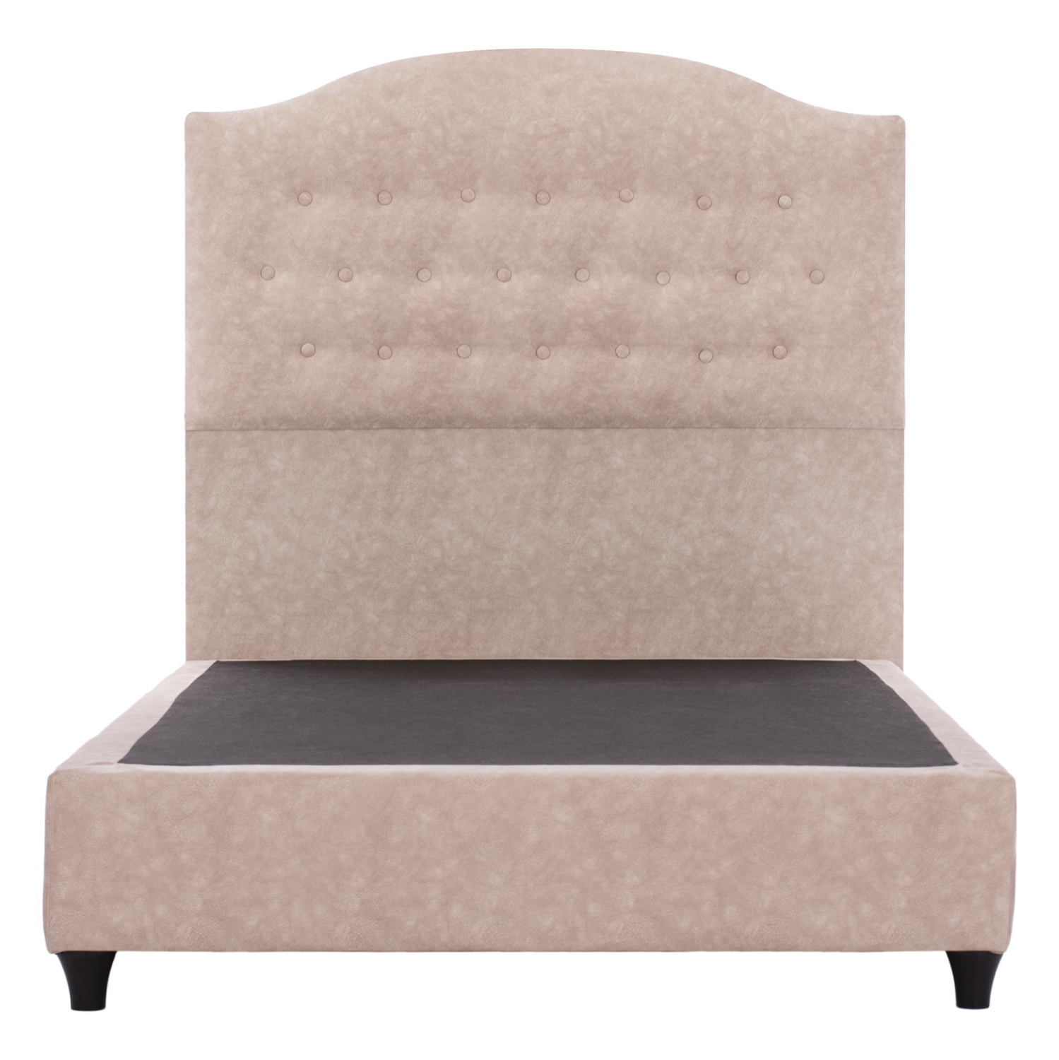 ΚΡΕΒΑΤΙ MALENA ΑΠΟ ΜΠΕΖ ΥΦΑΣΜΑ NUBUCK ΓΙΑ ΣΤΡΩΜΑ 120x200 εκ. 4