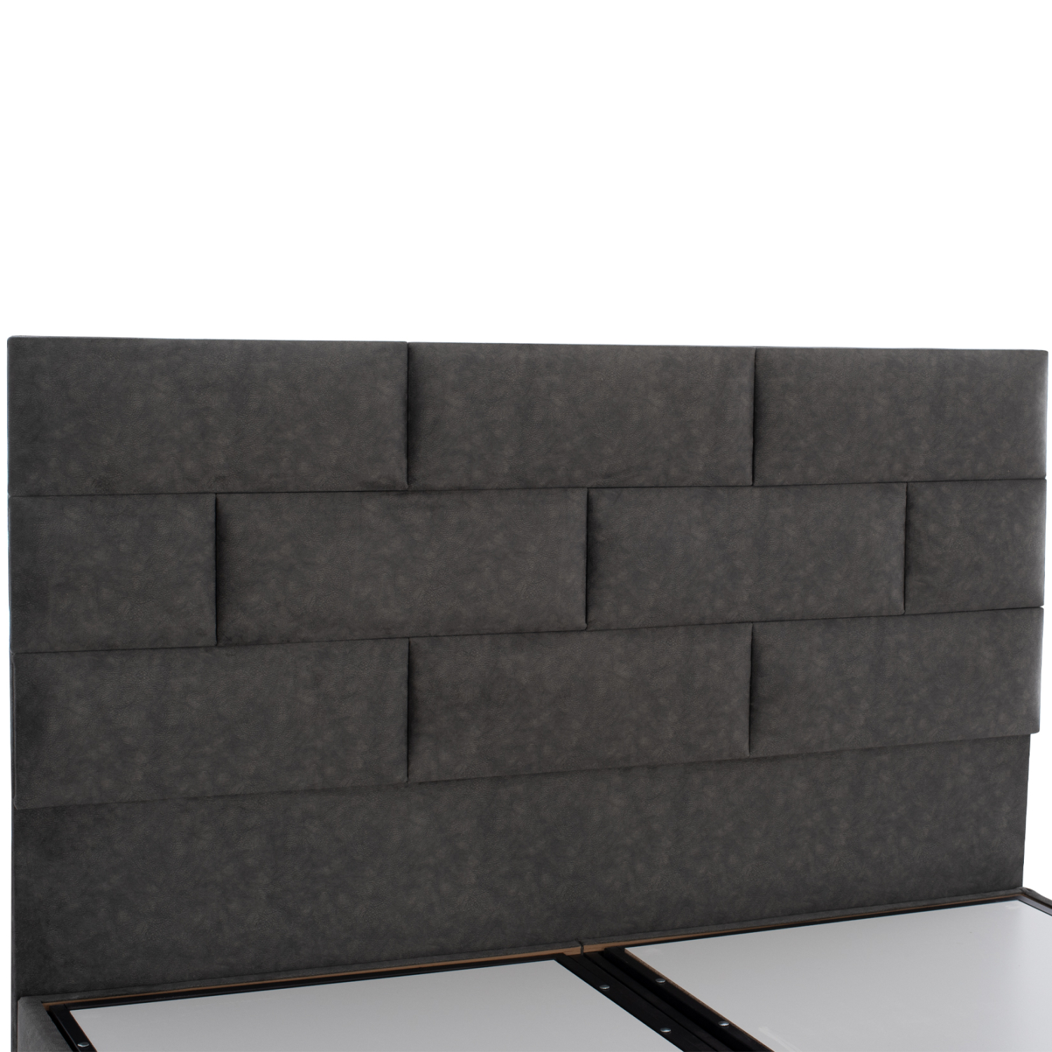 ΚΡΕΒΑΤΙ SOLEDAD, ΜΕ ΑΠΟΘΗΚΕΥΤΙΚΟ,ΓΚΡΙ ΥΦΑΣΜΑ, 160x200 εκ. 7