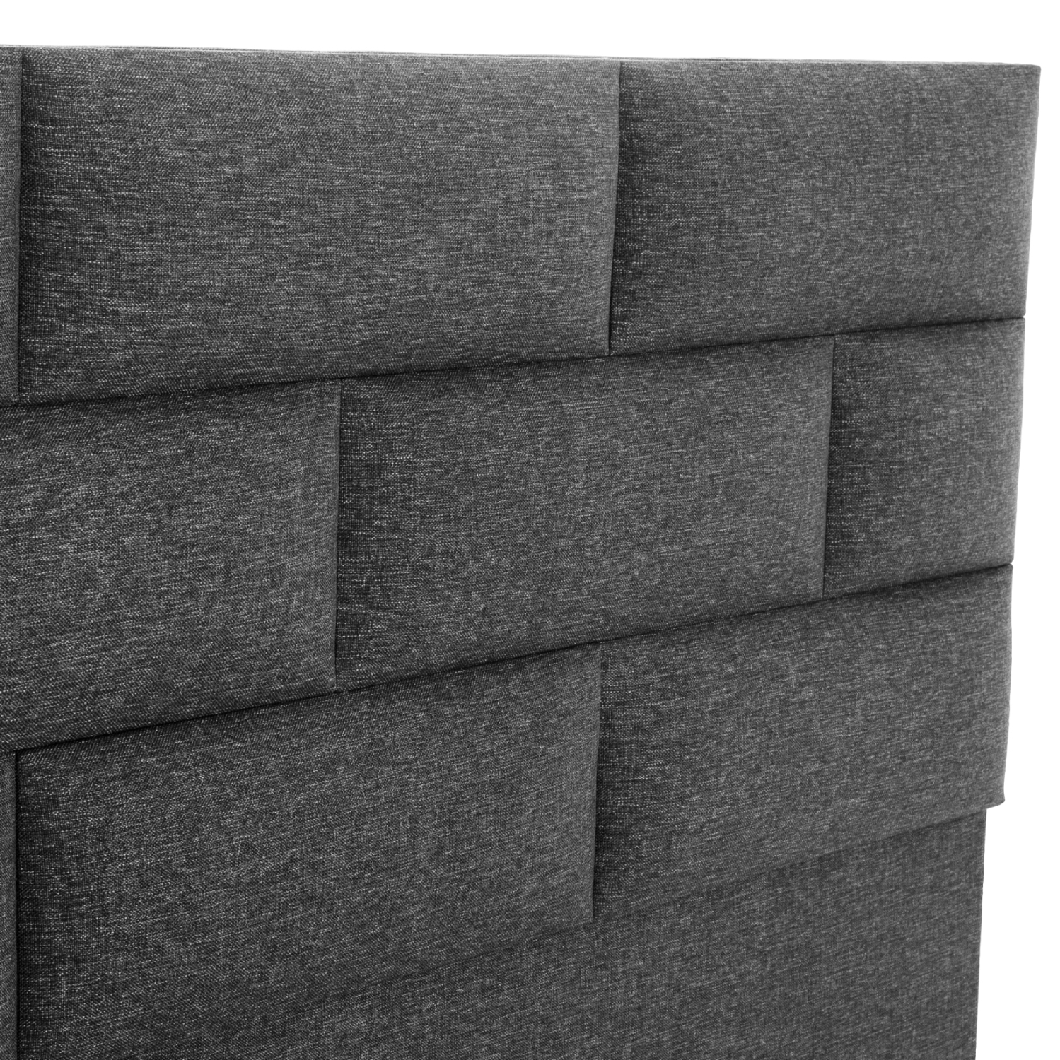 ΚΡΕΒΑΤΙ SOLEDAD ΑΠΟ ΓΚΡΙ ΥΦΑΣΜΑ ΓΙΑ ΣΤΡΩΜΑ 150x200 εκ. 6