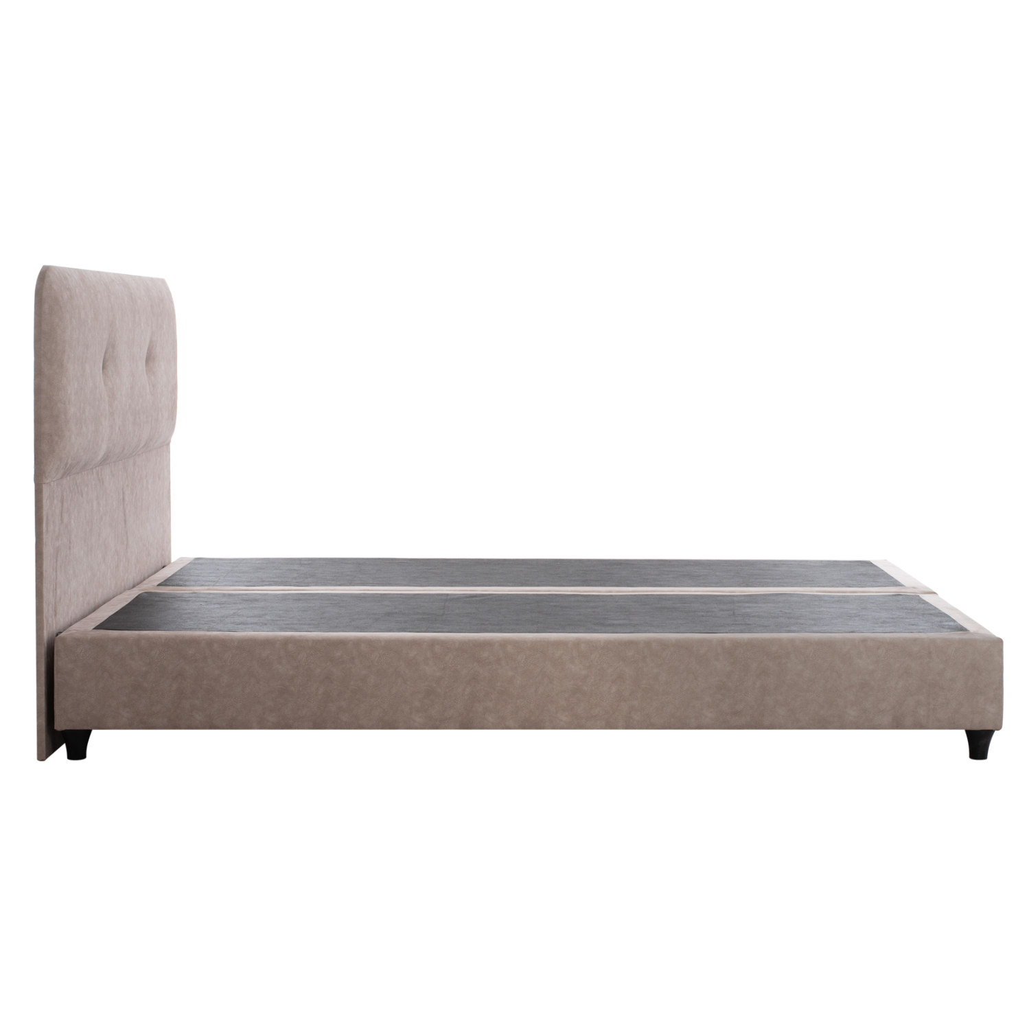 ΚΡΕΒΑΤΙ DOLORES ΜΠΕΖ ΥΦΑΣΜΑ τ.NUBUCK, 150x200 εκ. 5