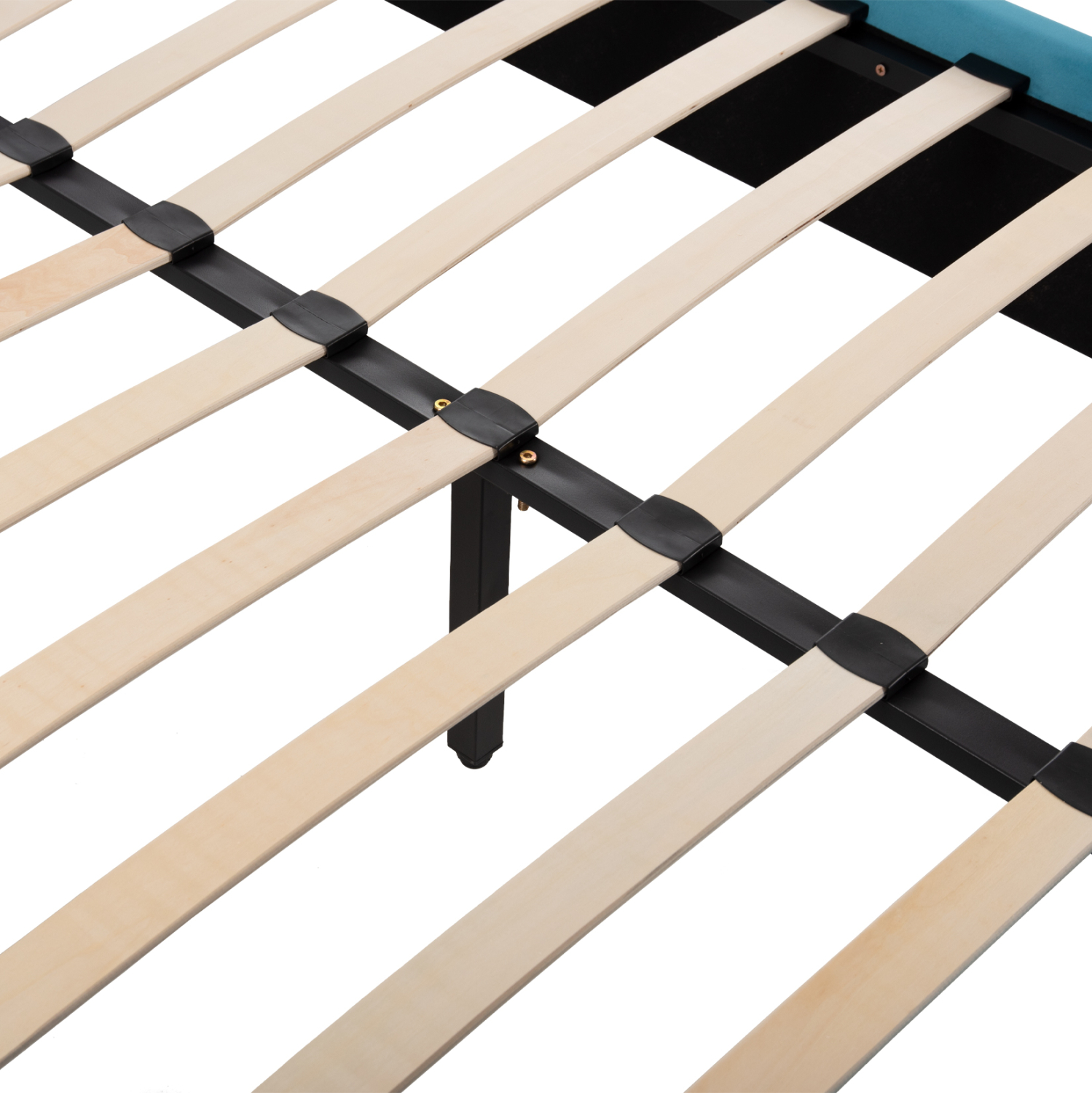 ΚΡΕΒΑΤΙ MAYLIN ΜΕ ΤΙΡΚΟΥΑΖ ΒΕΛΟΥΔΟ ΓΙΑ ΣΤΡΩΜΑ 120x200 EK. 9