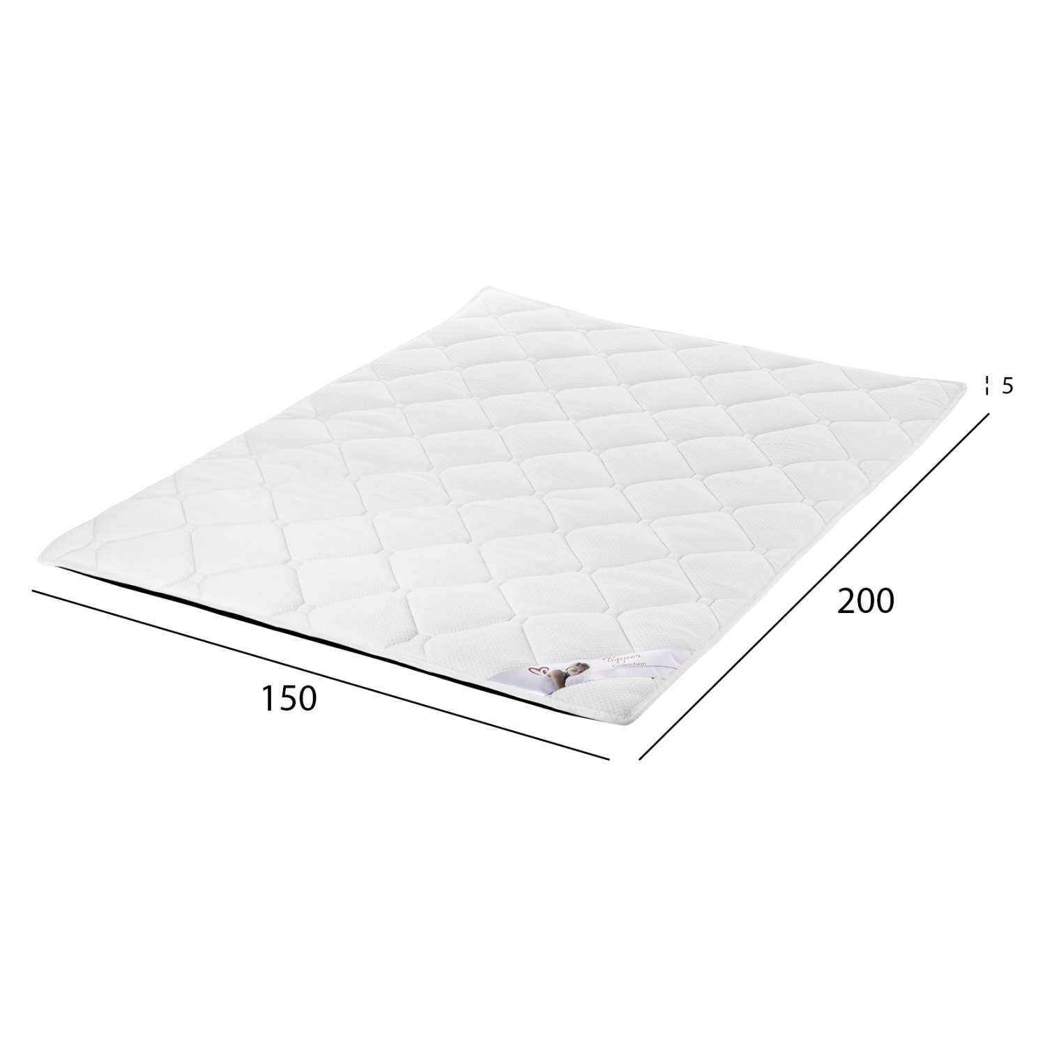 ΑΝΩΣΤΡΩΜΑ ΑΦΡΟΥ ΛΕΥΚΟ 150x200x5Y εκ. 2