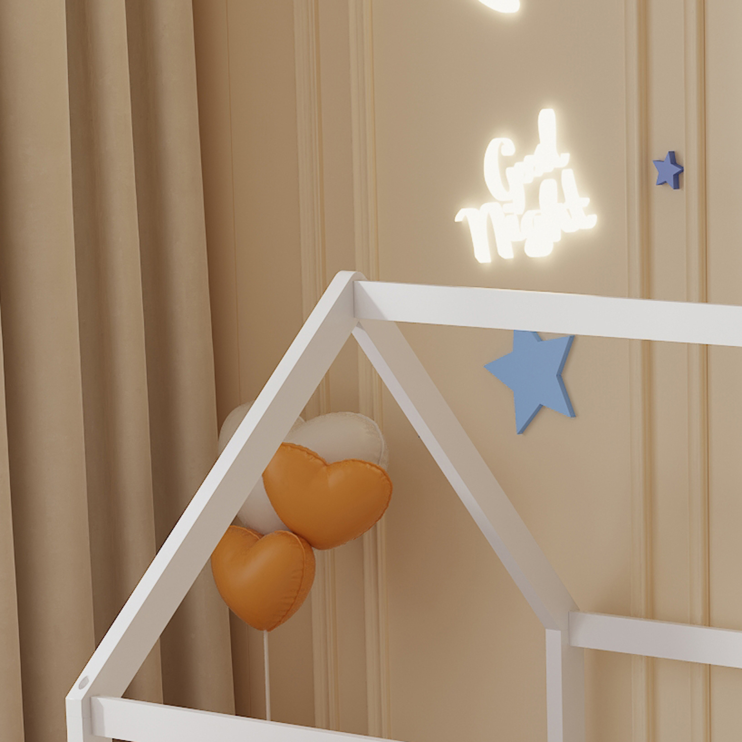 ΚΡΕΒΑΤΙ ΠΑΙΔΙΚΟ PEPE τ.MONTESSORI ΞΥΛΟ ΠΕΥΚΟ ΛΕΥΚΟ- 190x90εκ 5