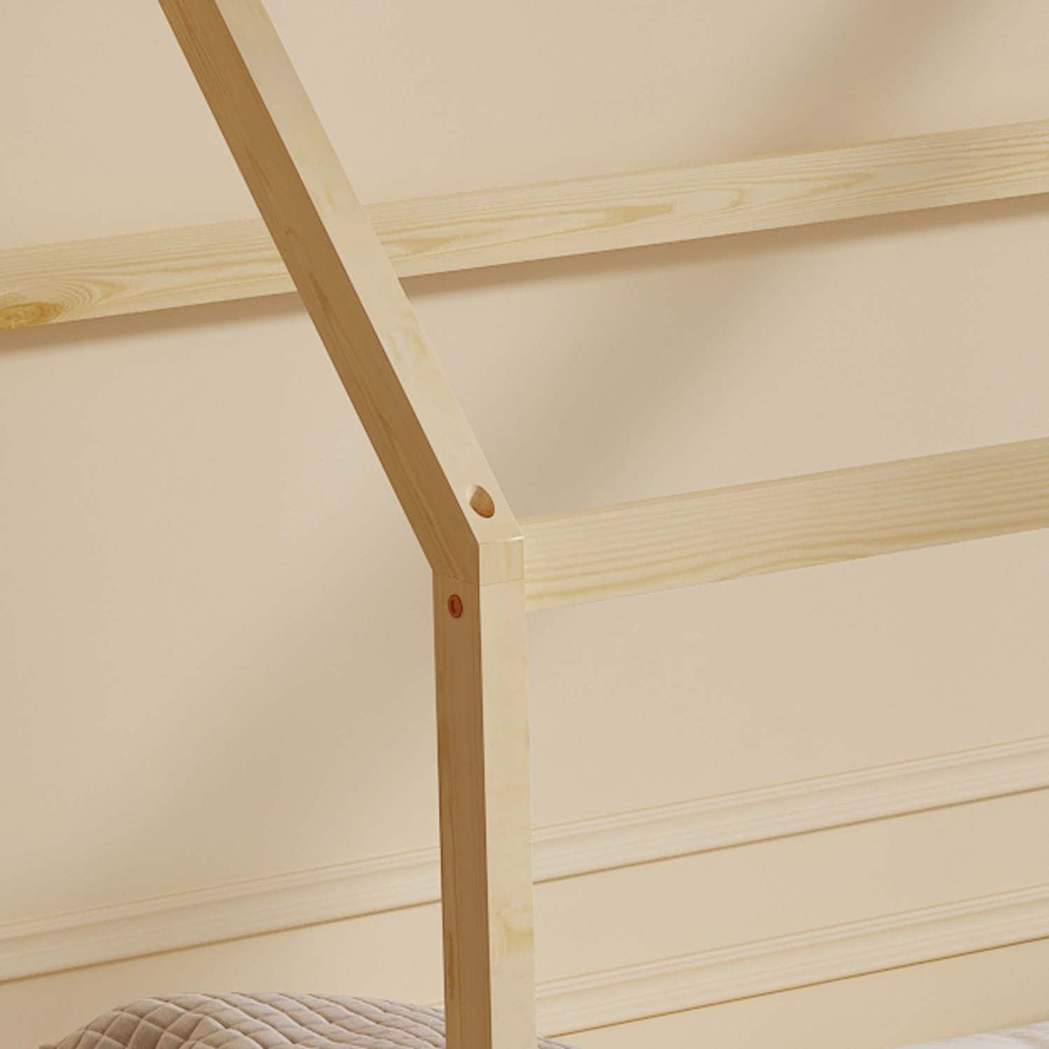 ΚΡΕΒΑΤΙ ΠΑΙΔΙΚΟ PEPE τ.MONTESSORI ΞΥΛΟ ΠΕΥΚΟ ΦΥΣΙΚΟ- 190x90εκ 6