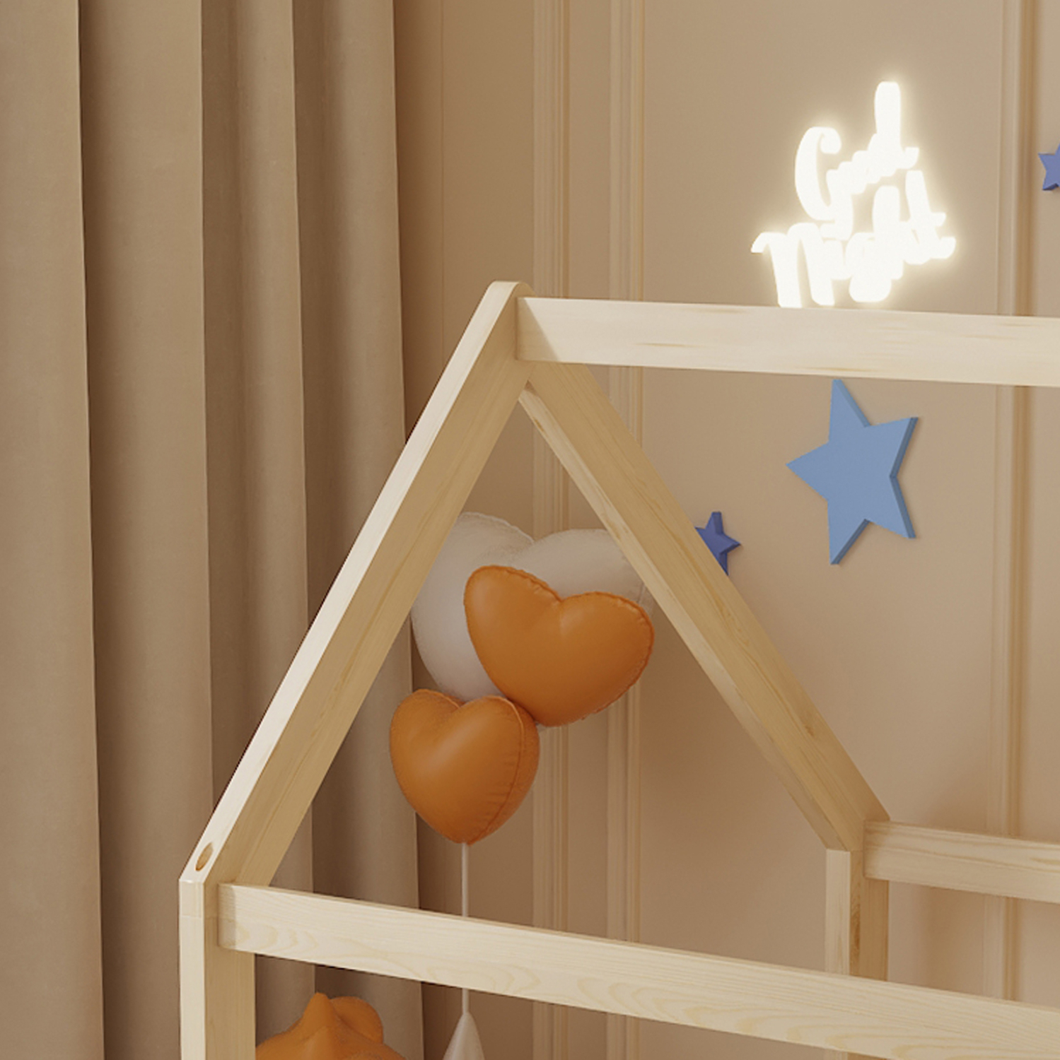 ΚΡΕΒΑΤΙ ΠΑΙΔΙΚΟ PEPE τ.MONTESSORI ΞΥΛΟ ΠΕΥΚΟ ΦΥΣΙΚΟ- 140x70εκ 5