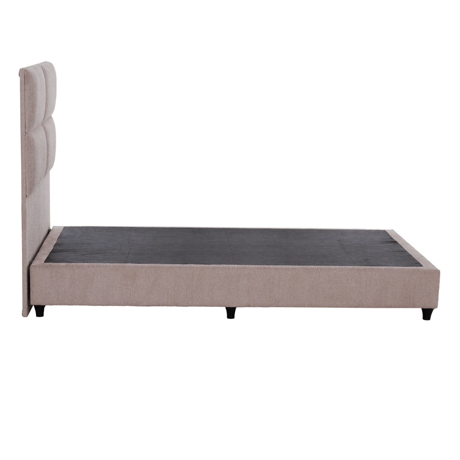 ΚΡΕΒΑΤΙ HMIΔΙΠΛΟ MILO ΑΠΟ ΜΠΕΖ ΥΦΑΣΜΑ ΓΙΑ ΣΤΡΩΜΑ 120x200 εκ. 5