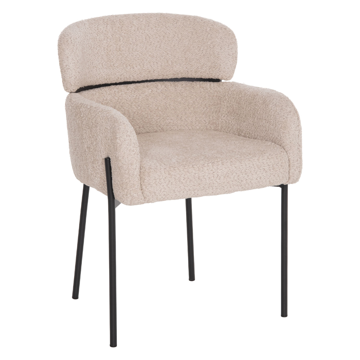 ΠΟΛΥΘΡΟΝΑ WOLF ΕΚΡΟΥ ΥΦΑΣΜΑ ΜΠΟΥΚΛΕ ΜΕ ΜΕΤΑΛΛΙΚΑ ΠΟΔΙΑ 58x58x80Yεκ. 1