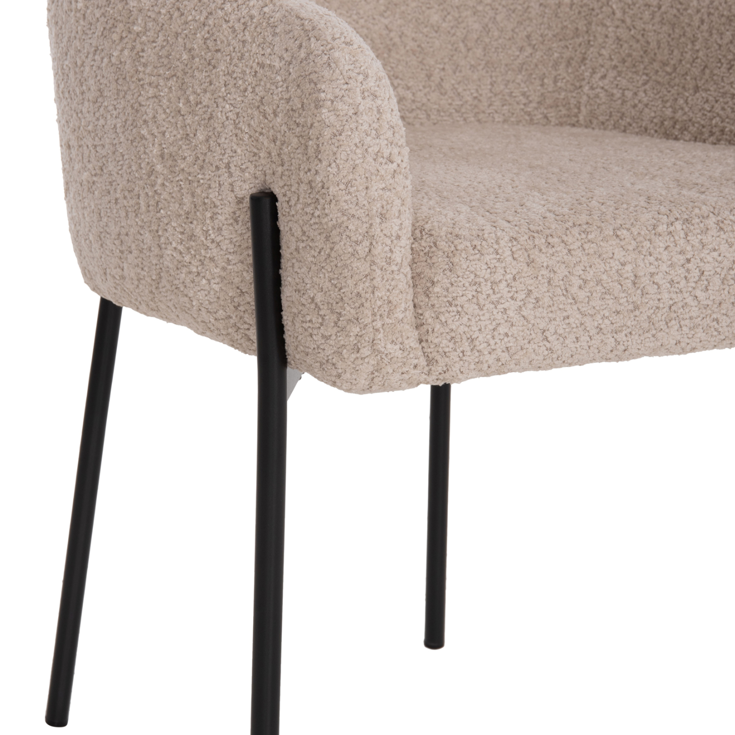 ΠΟΛΥΘΡΟΝΑ WOLF ΕΚΡΟΥ ΥΦΑΣΜΑ ΜΠΟΥΚΛΕ ΜΕ ΜΕΤΑΛΛΙΚΑ ΠΟΔΙΑ 58x58x80Yεκ. 9