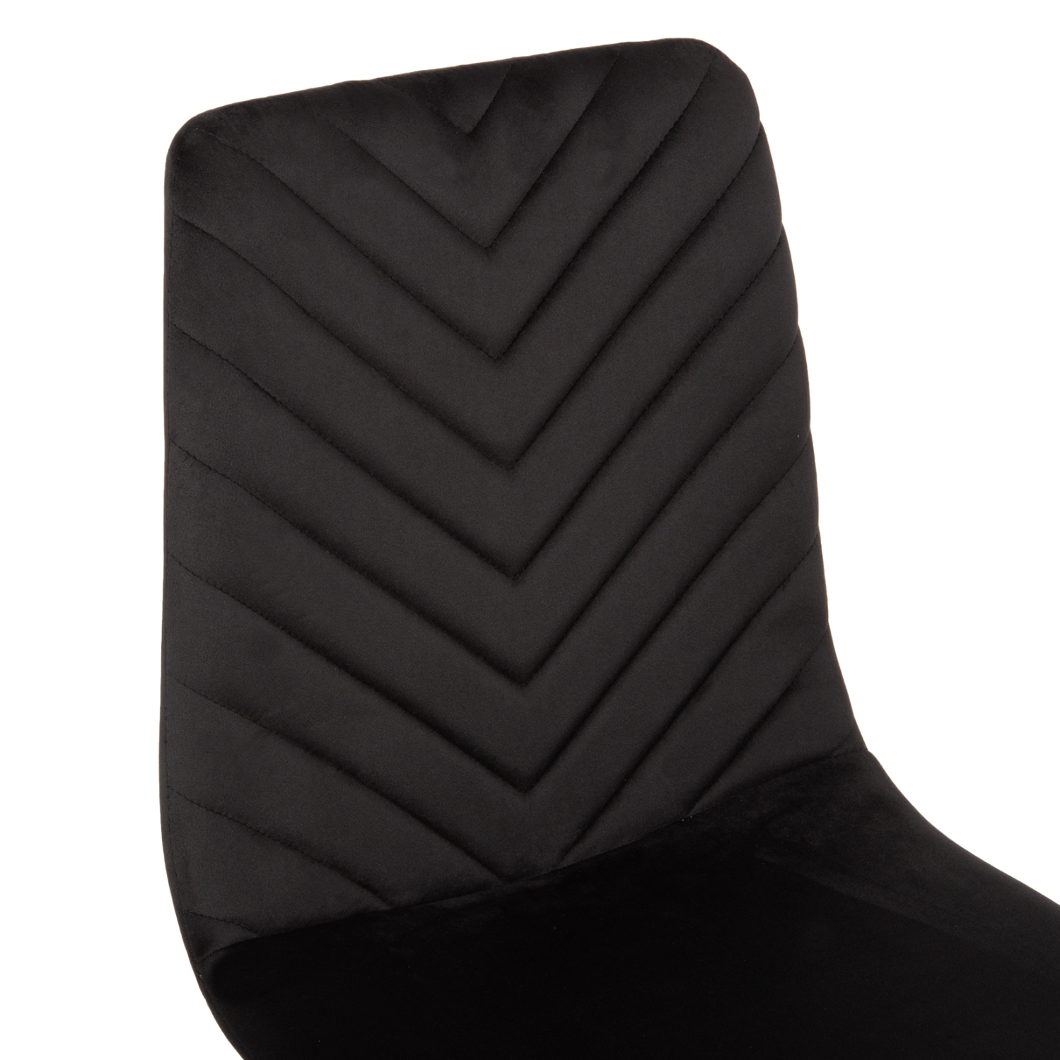 ΚΑΡΕΚΛΑ LATRELL ΒΕΛΟΥΔΟ ΜΑΥΡΟ ΜΕ ΜΑΥΡΑ ΜΕΤΑΛΛΙΚΑ ΠΟΔΙΑ 43x54x88Υεκ. 7