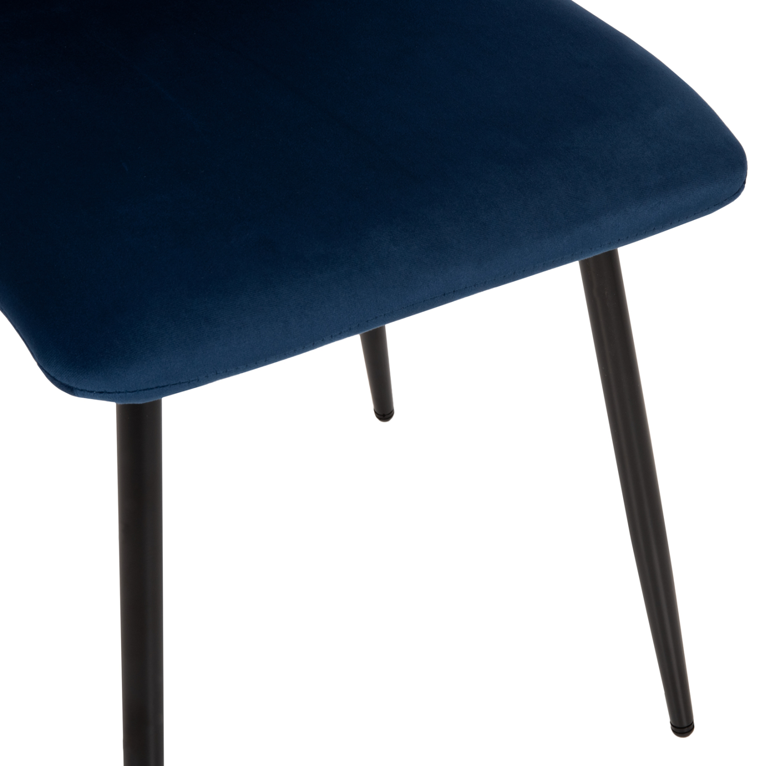 ΚΑΡΕΚΛΑ LATRELL ΒΕΛΟΥΔΟ ΜΠΛΕ ΜΕ ΜΑΥΡΑ ΜΕΤΑΛΛΙΚΑ ΠΟΔΙΑ 43x54x88Υεκ. 8