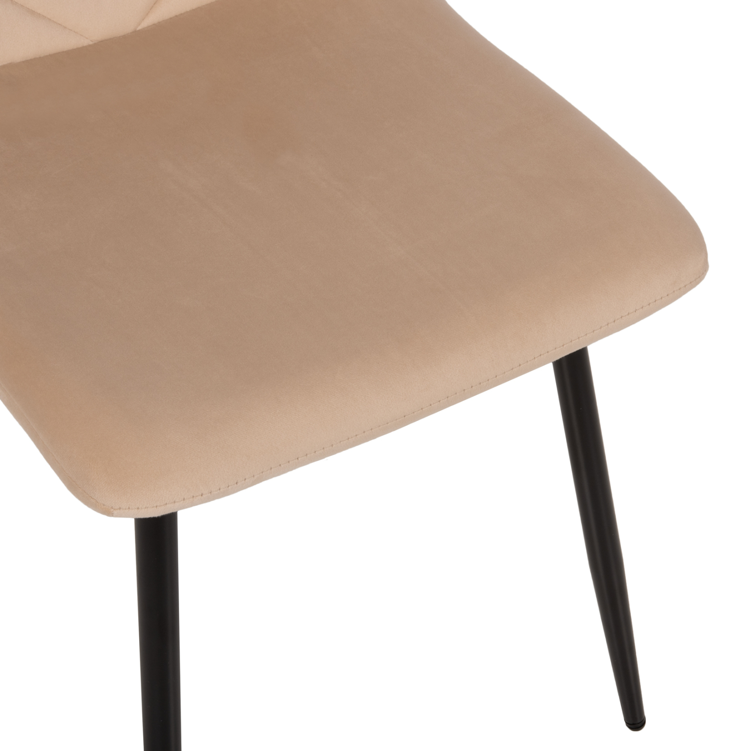 ΚΑΡΕΚΛΑ LATRELL ΒΕΛΟΥΔΟ ΕΚΡΟΥ ΜΕ ΜΑΥΡΑ ΜΕΤΑΛΛΙΚΑ ΠΟΔΙΑ 43x54x88Υεκ. 8