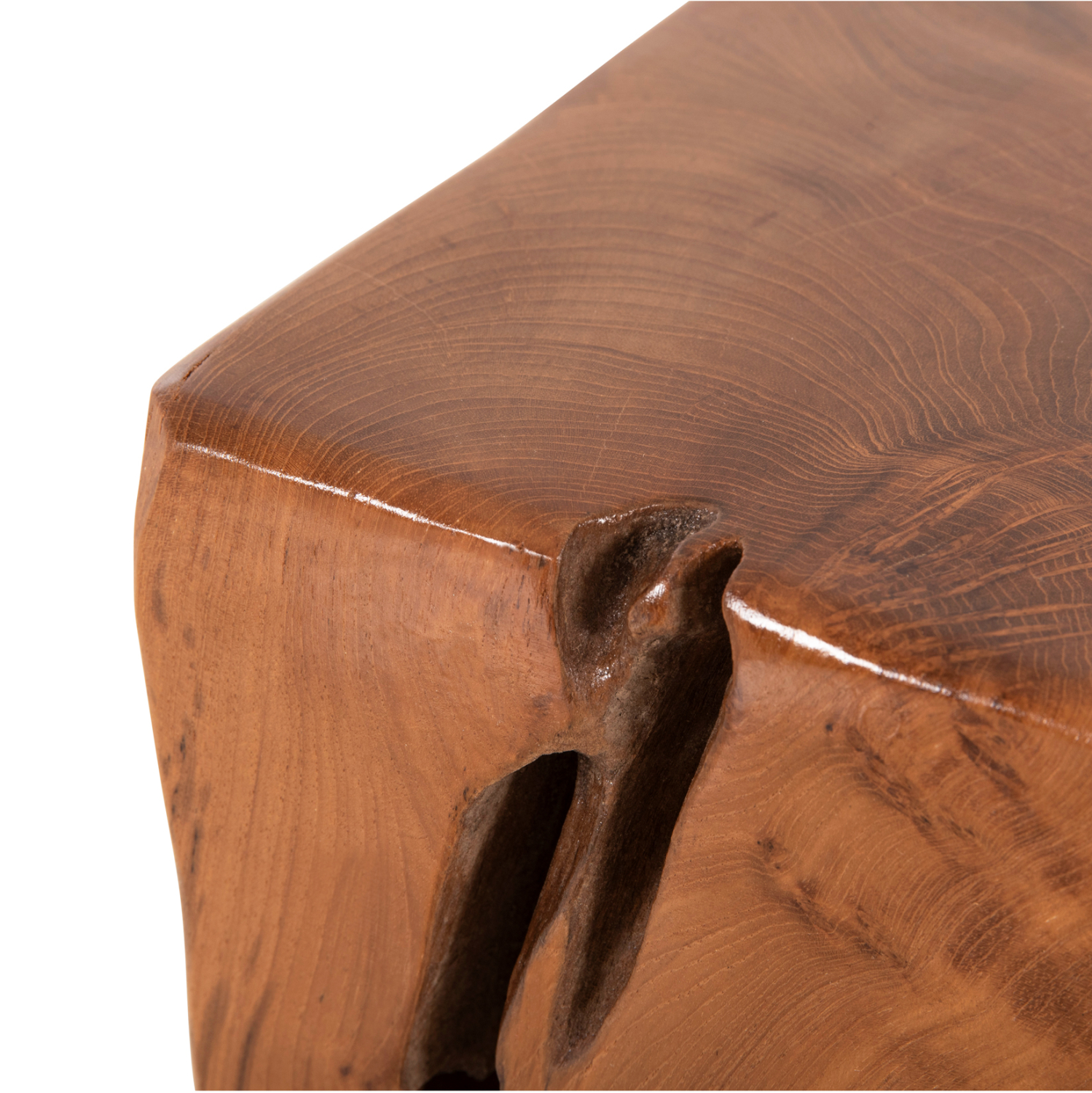 ΣΚΑΜΠΟ ΧΑΜΗΛΟΥ ΥΨΟΥΣ KUMO ΜΑΣΙΦ ΞΥΛΟ TΕΑK ΦΥΣΙΚΟ 30X30X40Υεκ. 5