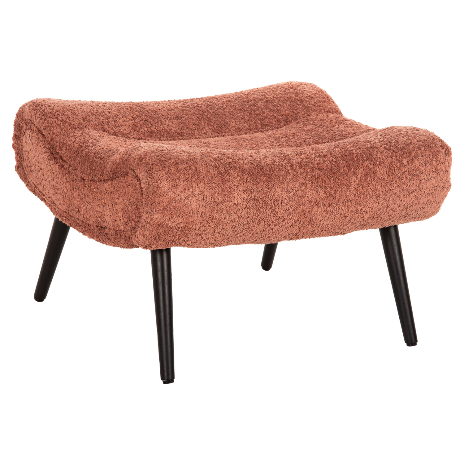 ΣΚΑΜΠΟ-ΥΠΟΠΟΔΙΟ KEMBA ΡΟΖ ΜΠΟΥΚΛΕ-ΜΑΥΡΑ ΞΥΛΙΝΑ ΠΟΔΙΑ 68X58X40Υ εκ. 1