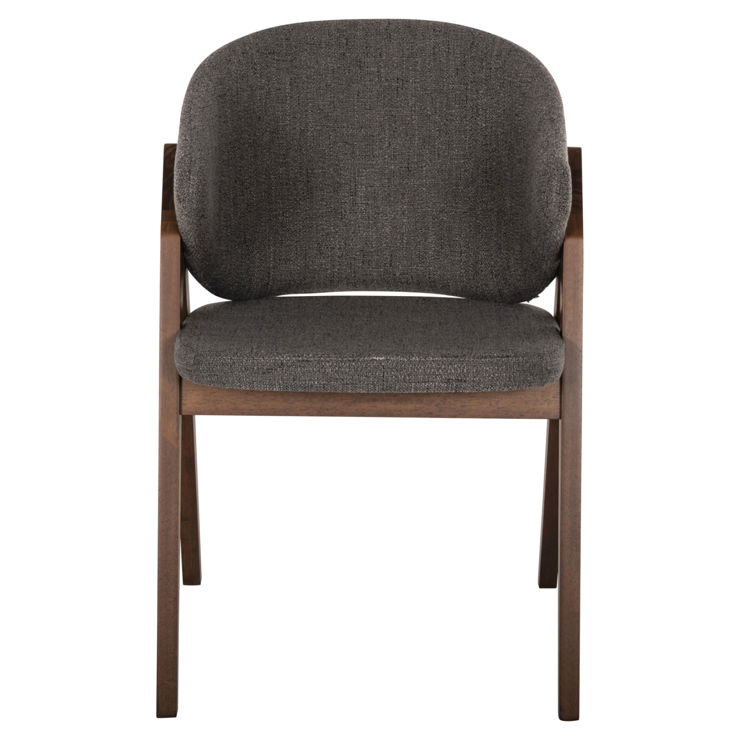 ΚΑΡΕΚΛΑ HANA RUBBERWOOD ΣΕ ΚΑΡΥΔΙ ΧΡΩΜΑ-ΓΚΡΙ ΥΦΑΣΜΑ 55x60x84Yεκ. 3