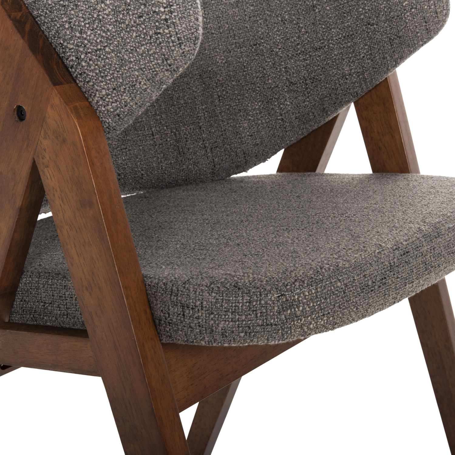 ΚΑΡΕΚΛΑ HANA RUBBERWOOD ΣΕ ΚΑΡΥΔΙ ΧΡΩΜΑ-ΓΚΡΙ ΥΦΑΣΜΑ 55x60x84Yεκ. 8