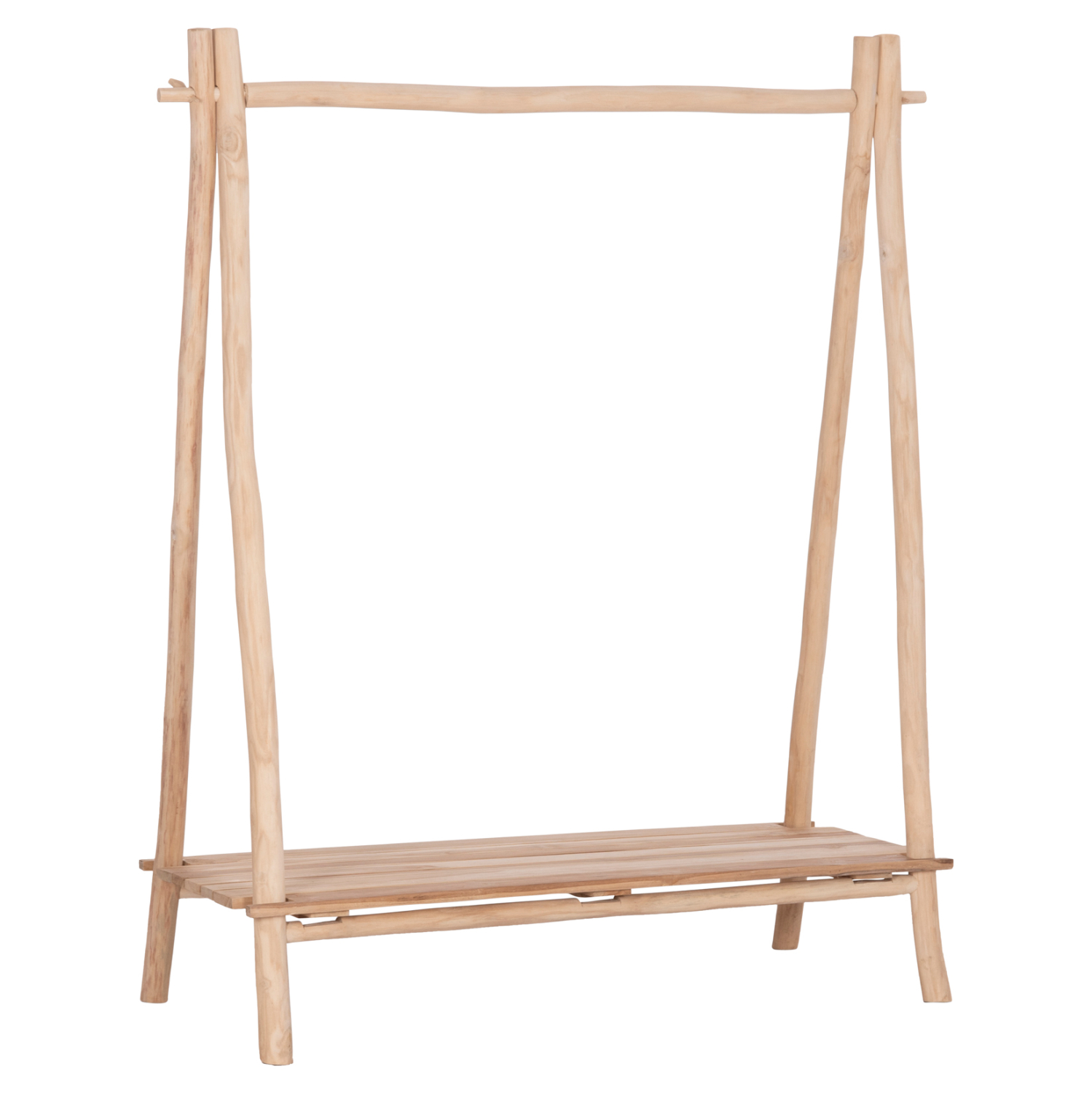 ΕΠΙΠΛΟ ΕΙΣΟΔΟΥ PERL ΚΛΑΔΙΑ ΞΥΛΟΥ TEAK-ΦΥΣΙΚΟ 130,5x53x152Υεκ. 1