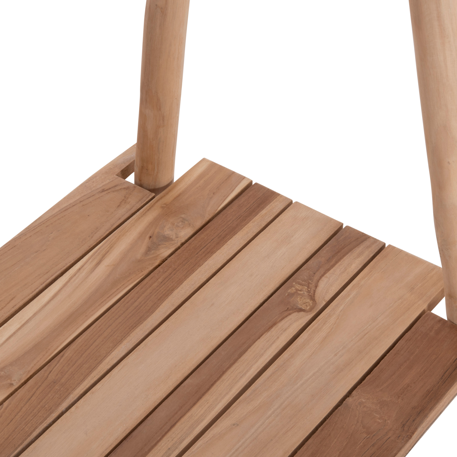 ΕΠΙΠΛΟ ΕΙΣΟΔΟΥ PERL ΚΛΑΔΙΑ ΞΥΛΟΥ TEAK-ΦΥΣΙΚΟ 130,5x53x152Υεκ. 6
