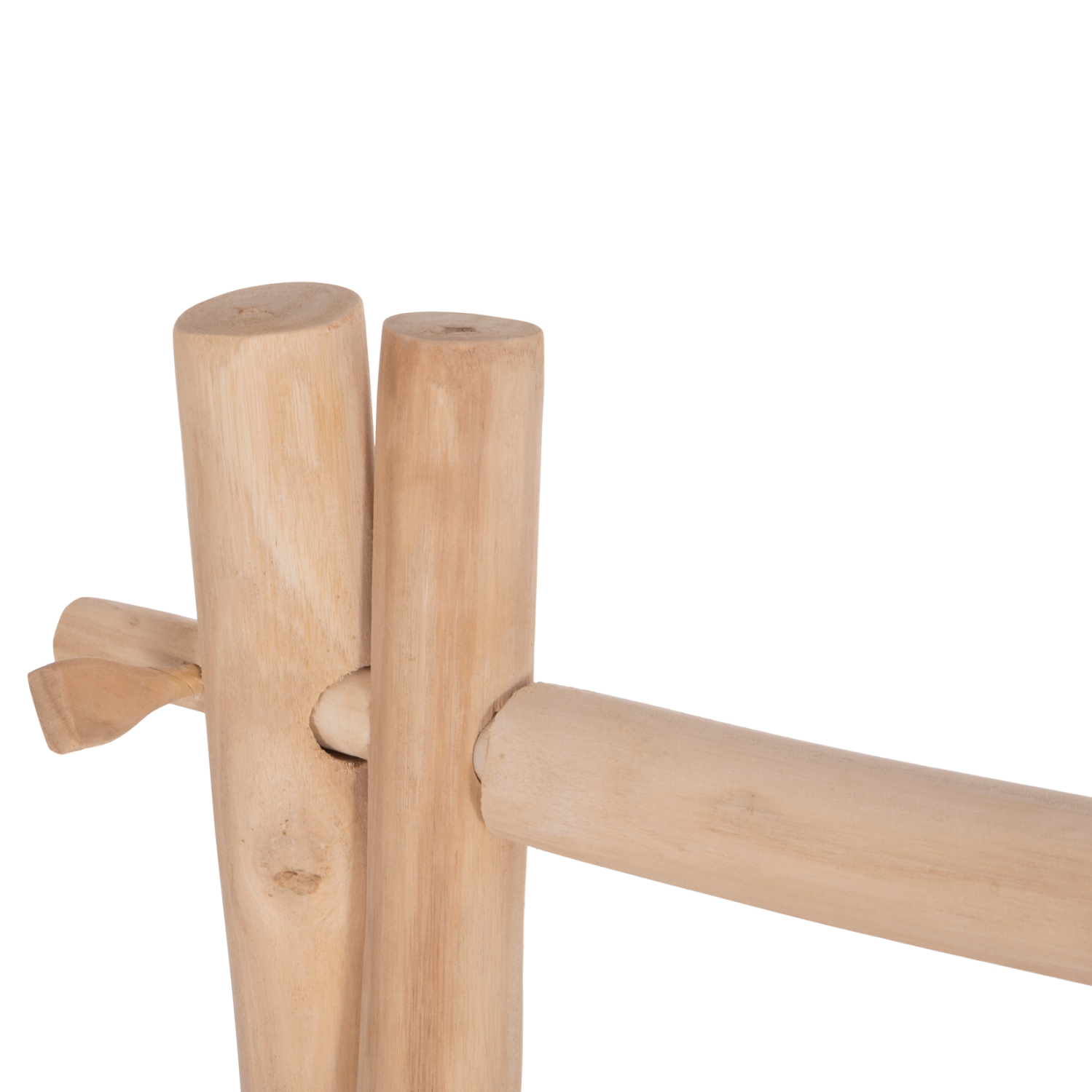 ΕΠΙΠΛΟ ΕΙΣΟΔΟΥ PERL ΚΛΑΔΙΑ ΞΥΛΟΥ TEAK-ΦΥΣΙΚΟ 130,5x53x152Υεκ. 9