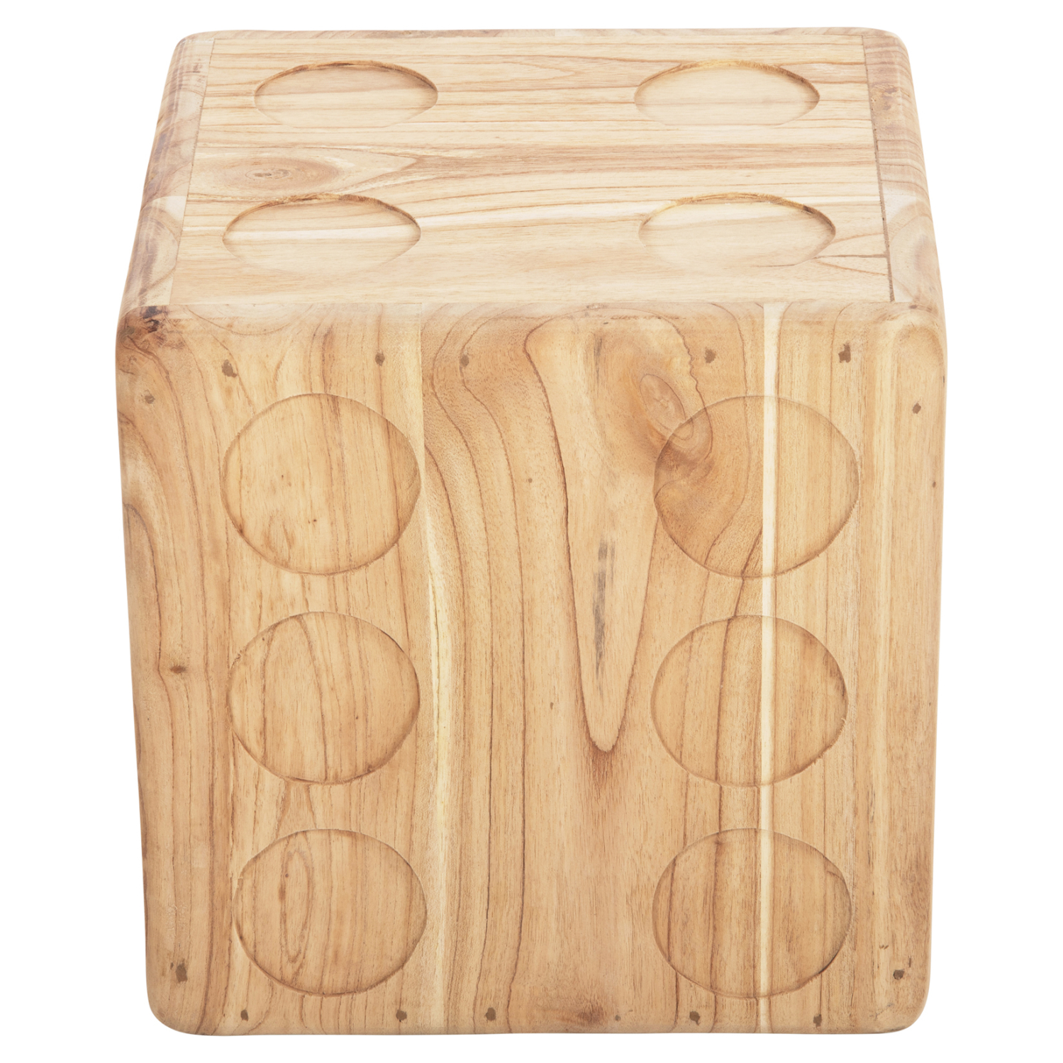 ΣΚΑΜΠΟ ΖΑΡΙ ΞΥΛΟ ΤΕΑΚ ΣΕ ΦΥΣΙΚΟ ΧΡΩΜΑ 40x40x40 εκ. 3