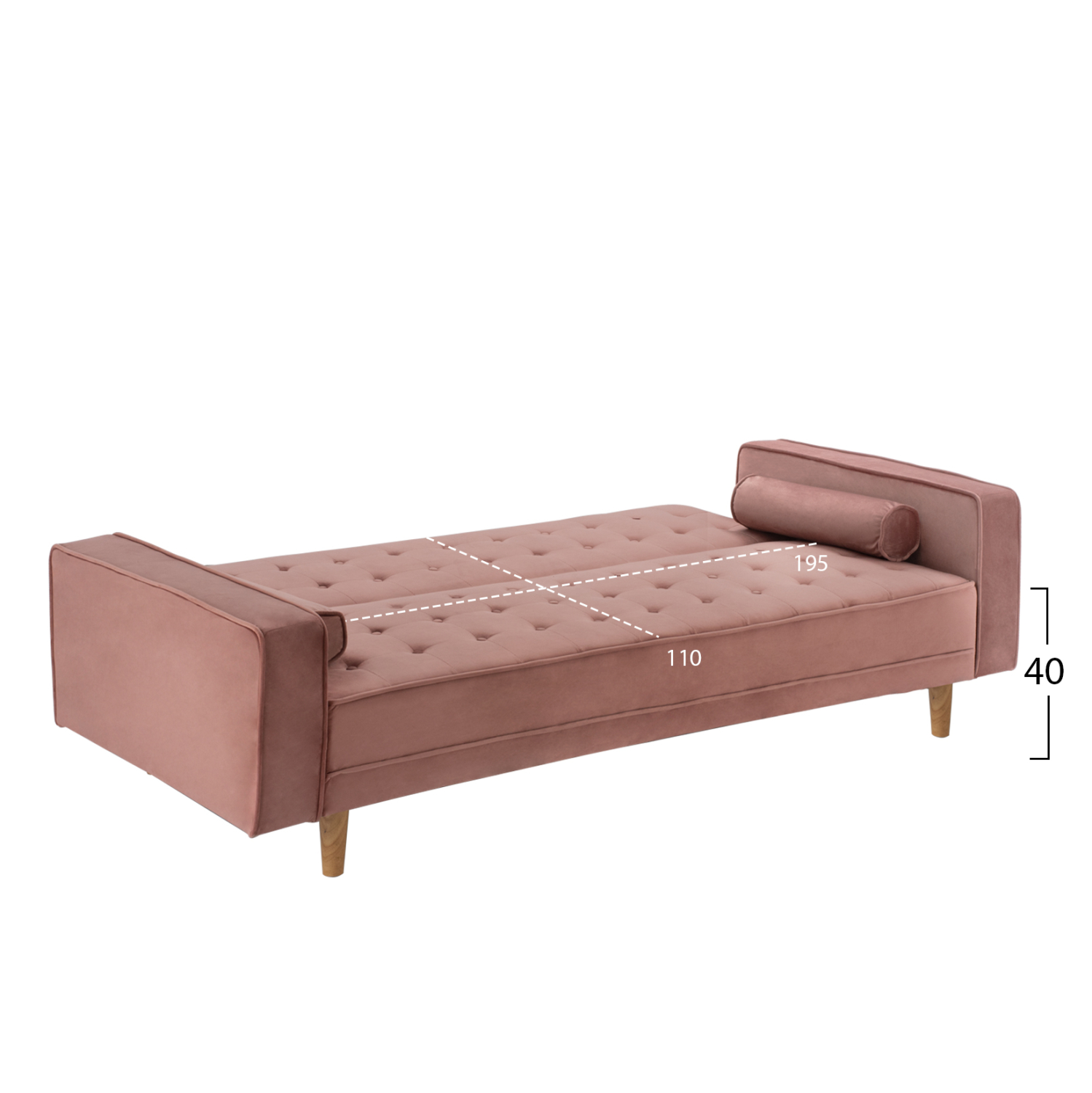 ΚΑΝΑΠΕΣ ΚΡΕΒΑΤΙ SALVADOR ΒΕΛΟΥΔΟ ΣΑΠΙΟ ΜΗΛΟ 223X90X80Y εκ. 3