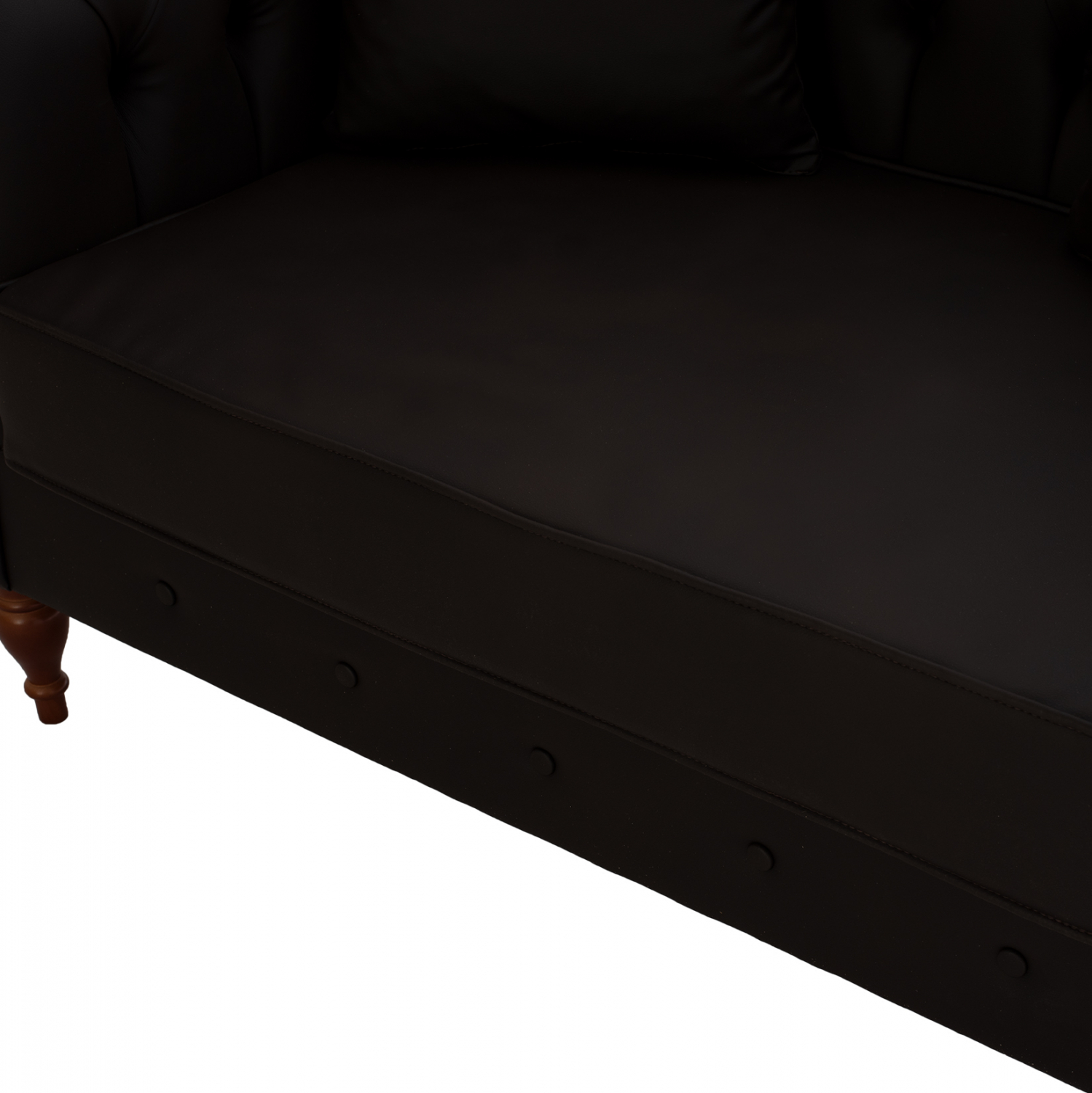 ΚΑΝΑΠΕΣ 2ΘΕΣΙΟΣ Τ. CHESTERFIELD CIELLE ΣΕ ΧΡΩΜΑ ΚΑΦΕ 152x85x80 εκ. 6