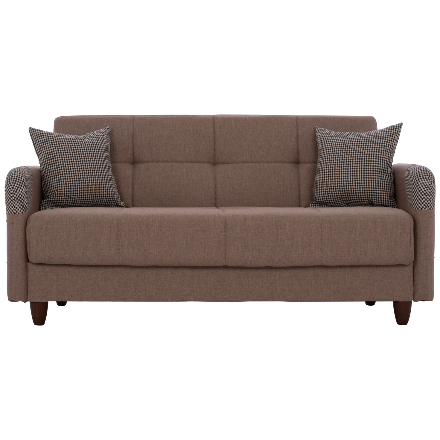ΚΑΝΑΠΕΣ ΚΡΕΒΑΤΙ ΔΙΘΕΣΙΟΣ SANNA ΜΠΕΖ 140x82x86 εκ. 4