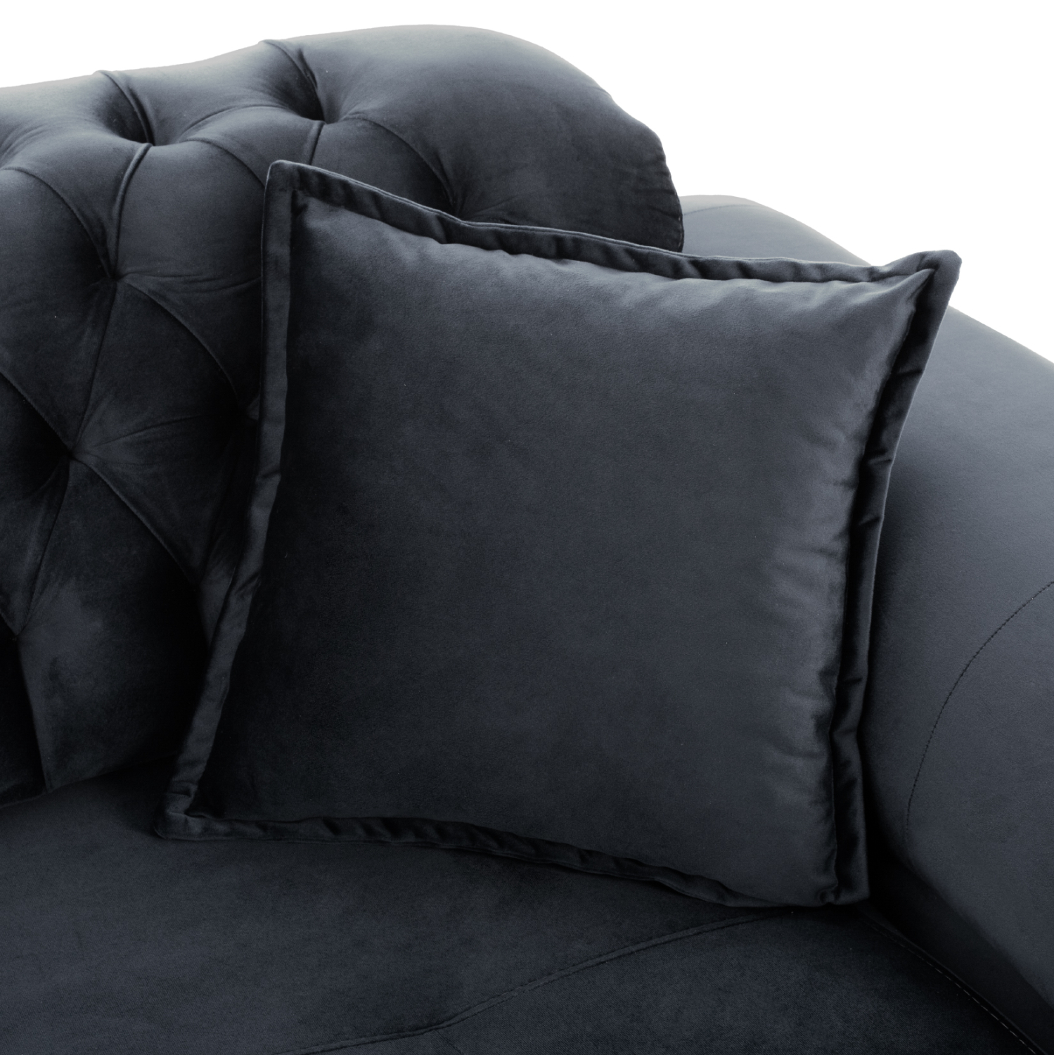 ΚΑΝΑΠΕΣ ΚΡΕΒΑΤΙ BENNINGTON ΤΡΙΘΕΣΙΟΣ ΜΑΥΡΟΣ 240x95x80 εκ. 10