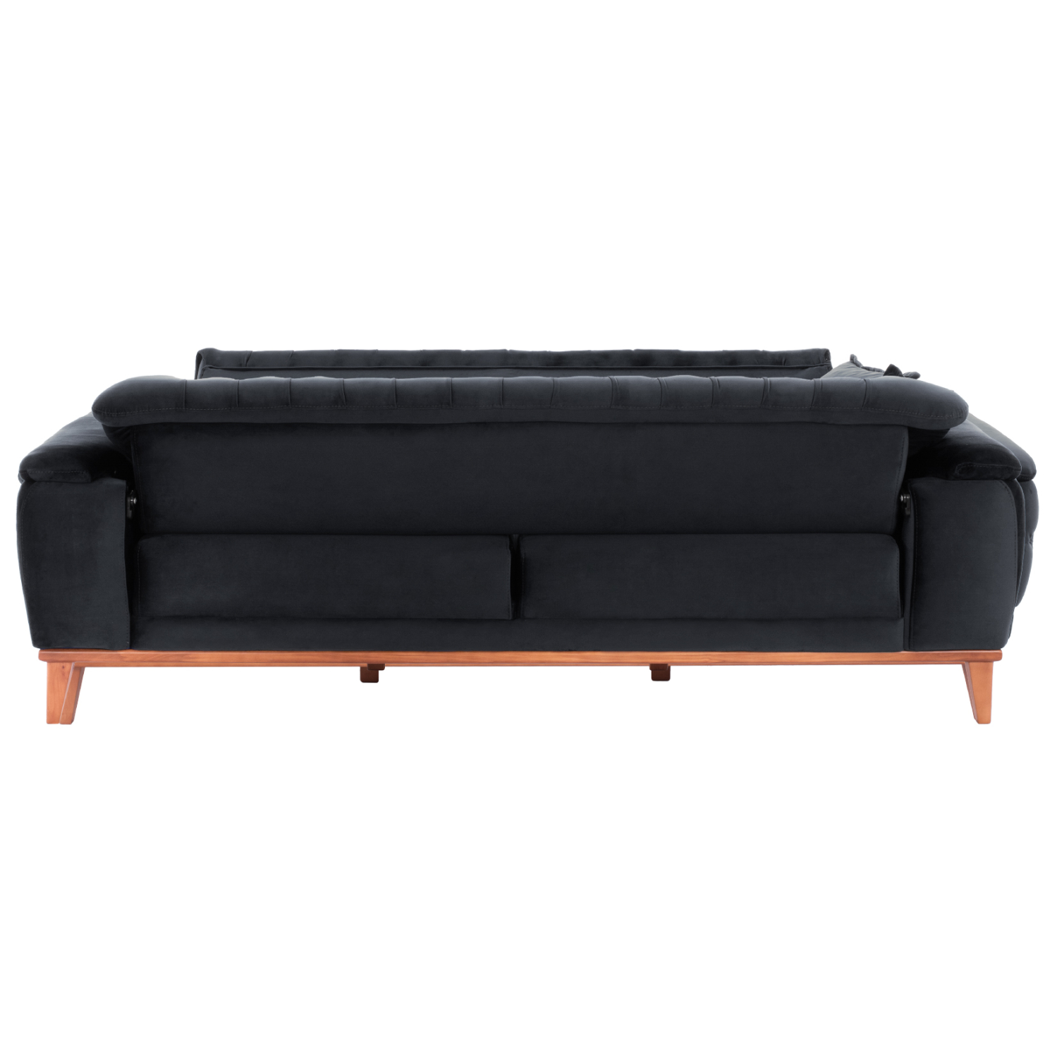 ΚΑΝΑΠΕΣ ΚΡΕΒΑΤΙ BENNINGTON ΤΡΙΘΕΣΙΟΣ ΜΑΥΡΟΣ 240x95x80 εκ. 6