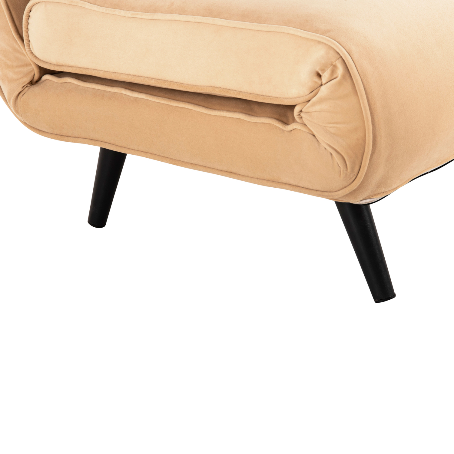 ΚΑΝΑΠΕΣ ΚΡΕΒΑΤΙ 2 ΑΤΟΜΩΝ ASMA ΜΕ ΒΕΛΟΥΔΟ ΜΠΕΖ 140x80x77Yεκ. 10