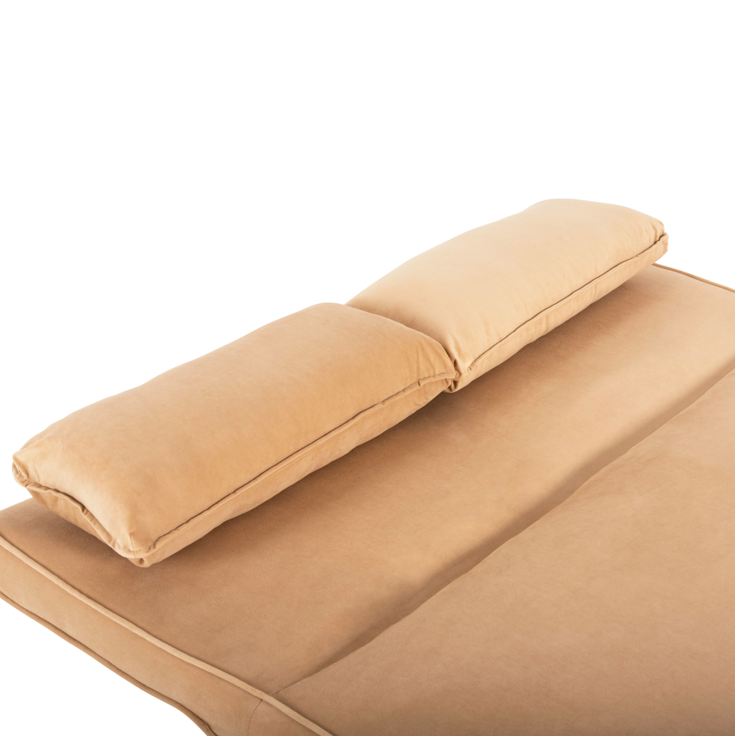 ΚΑΝΑΠΕΣ ΚΡΕΒΑΤΙ 2 ΑΤΟΜΩΝ ASMA ΜΕ ΒΕΛΟΥΔΟ ΜΠΕΖ 140x80x77Yεκ. 9