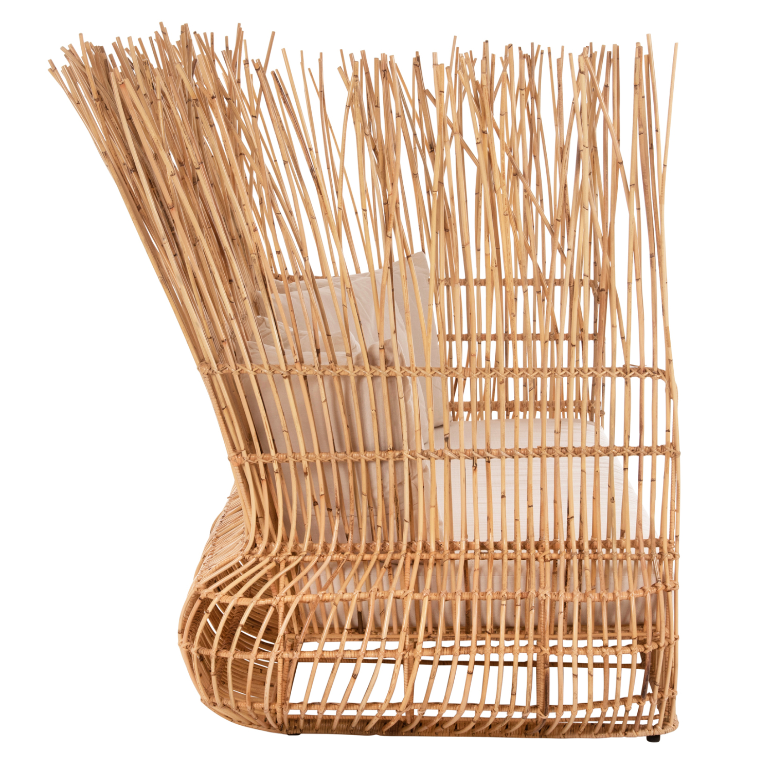 ΚΑΝΑΠΕΣ ΕΞ. ΧΩΡΟΥ ZEPHYR ΚΑΛΑΜΙΑ RATTAN ΦΥΣΙΚΟ-ΜΠΕΖ ΜΑΞΙΛΑΡΙΑ 200x120x142Yεκ. 4